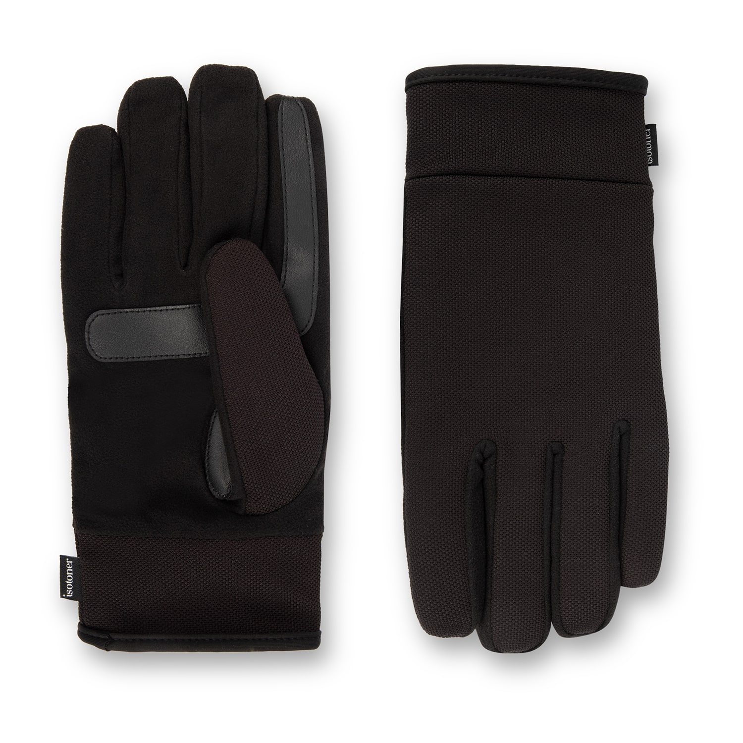 Isotoner Tech Stretch With Cuff​ Touch Screen Enabled Gloves