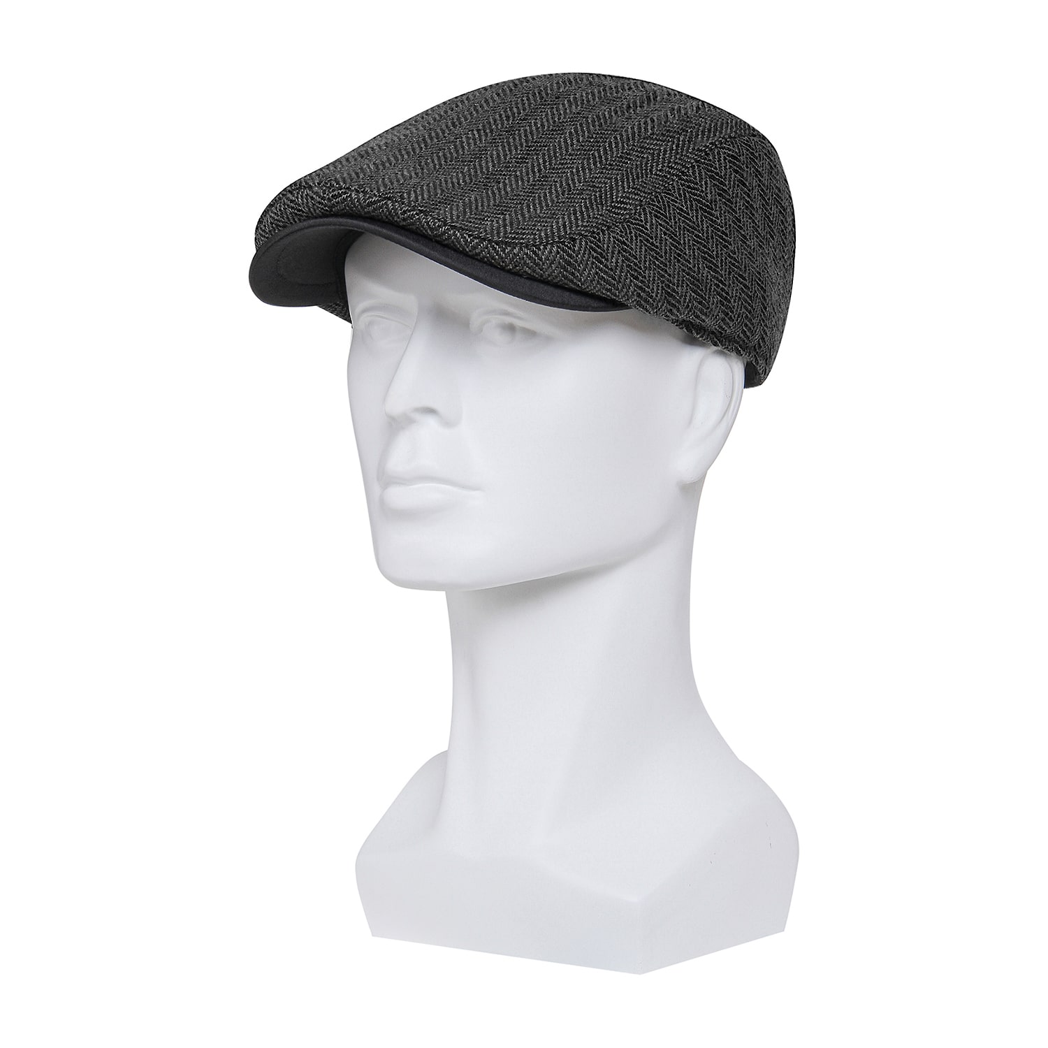 Isotoner Herringbone Ivy Sherpa Lined Mens Ivy Cap
