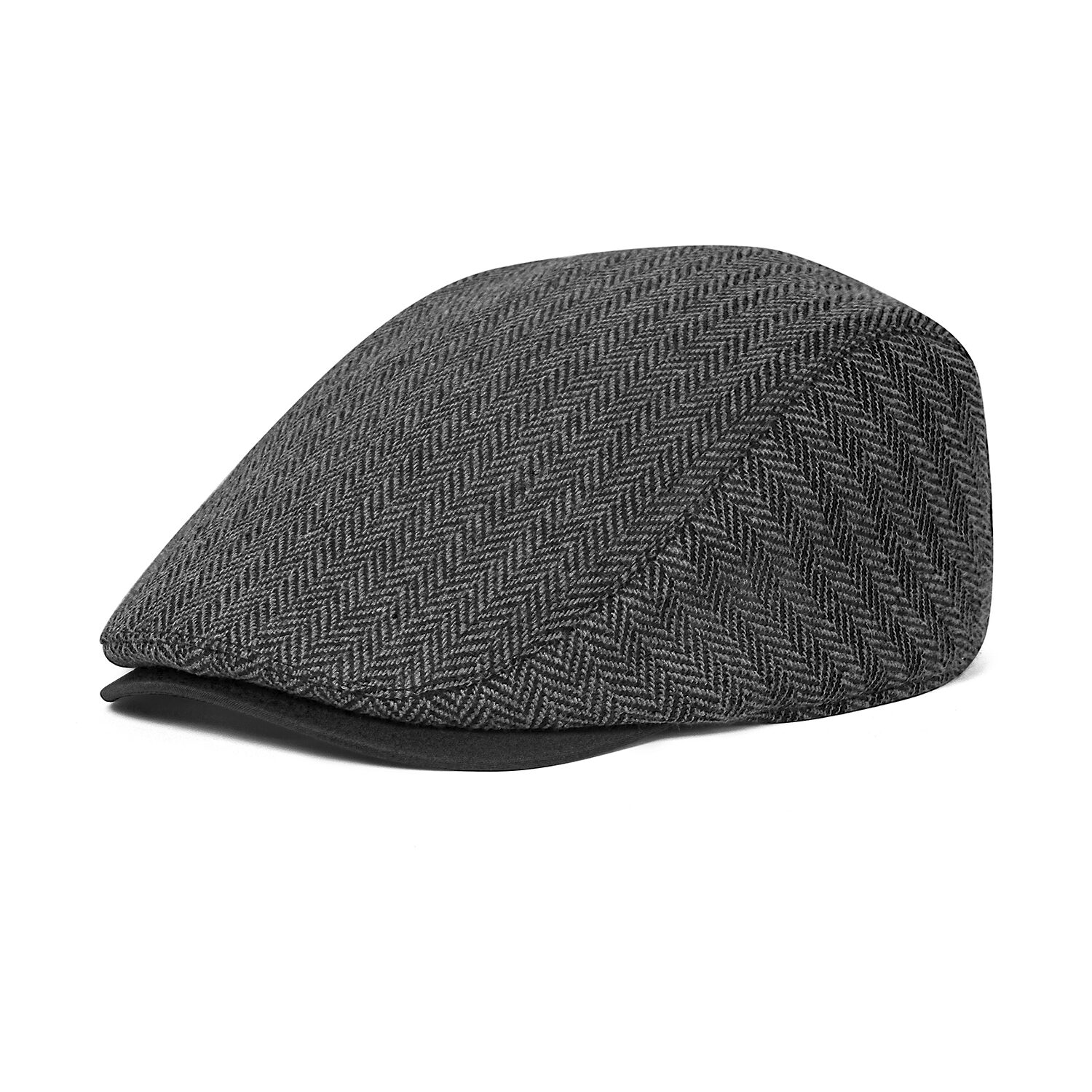 Isotoner Herringbone Ivy Sherpa Lined Mens Ivy Cap