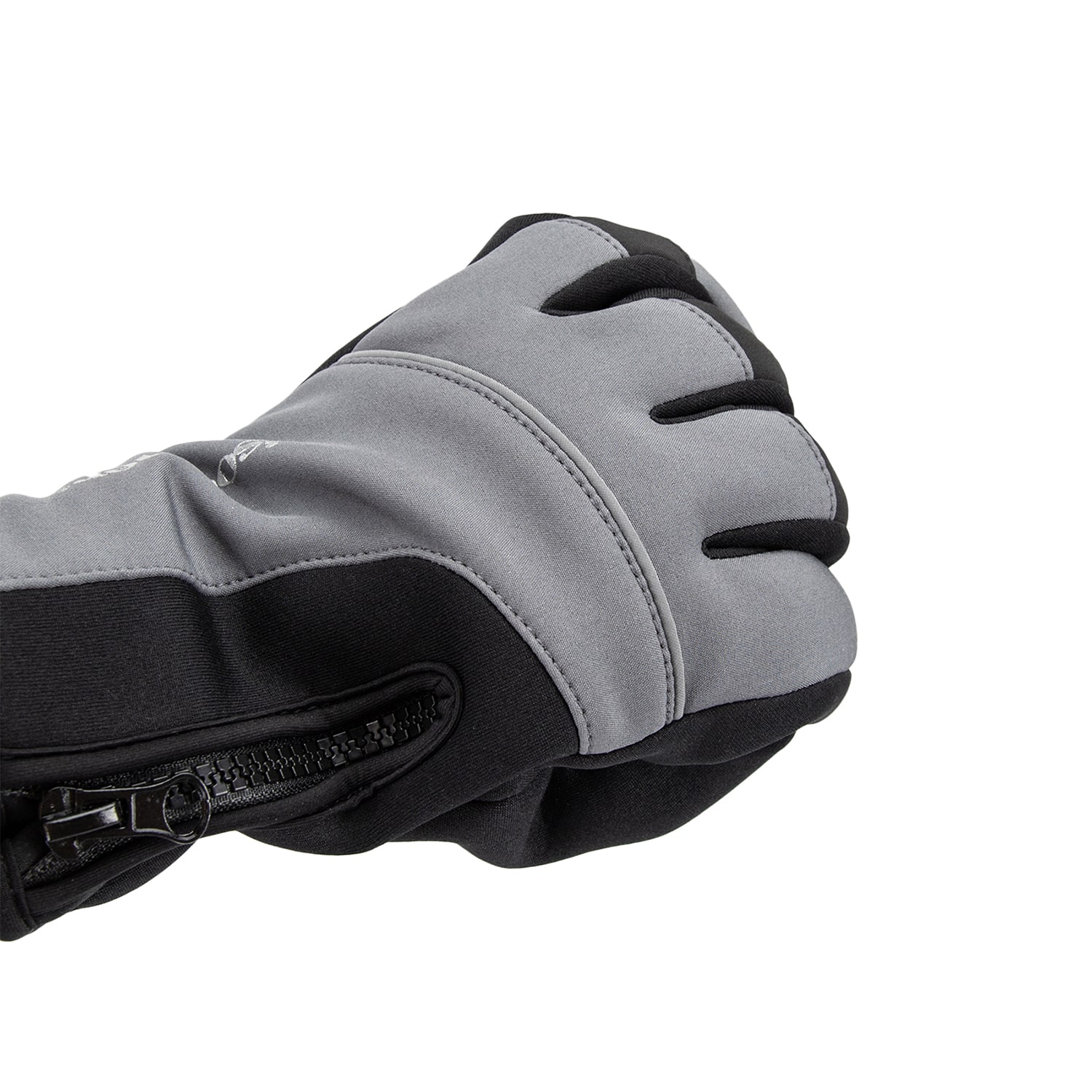 Isotoner Neoprene With Zipper​ Touch Screen Enabled Gloves