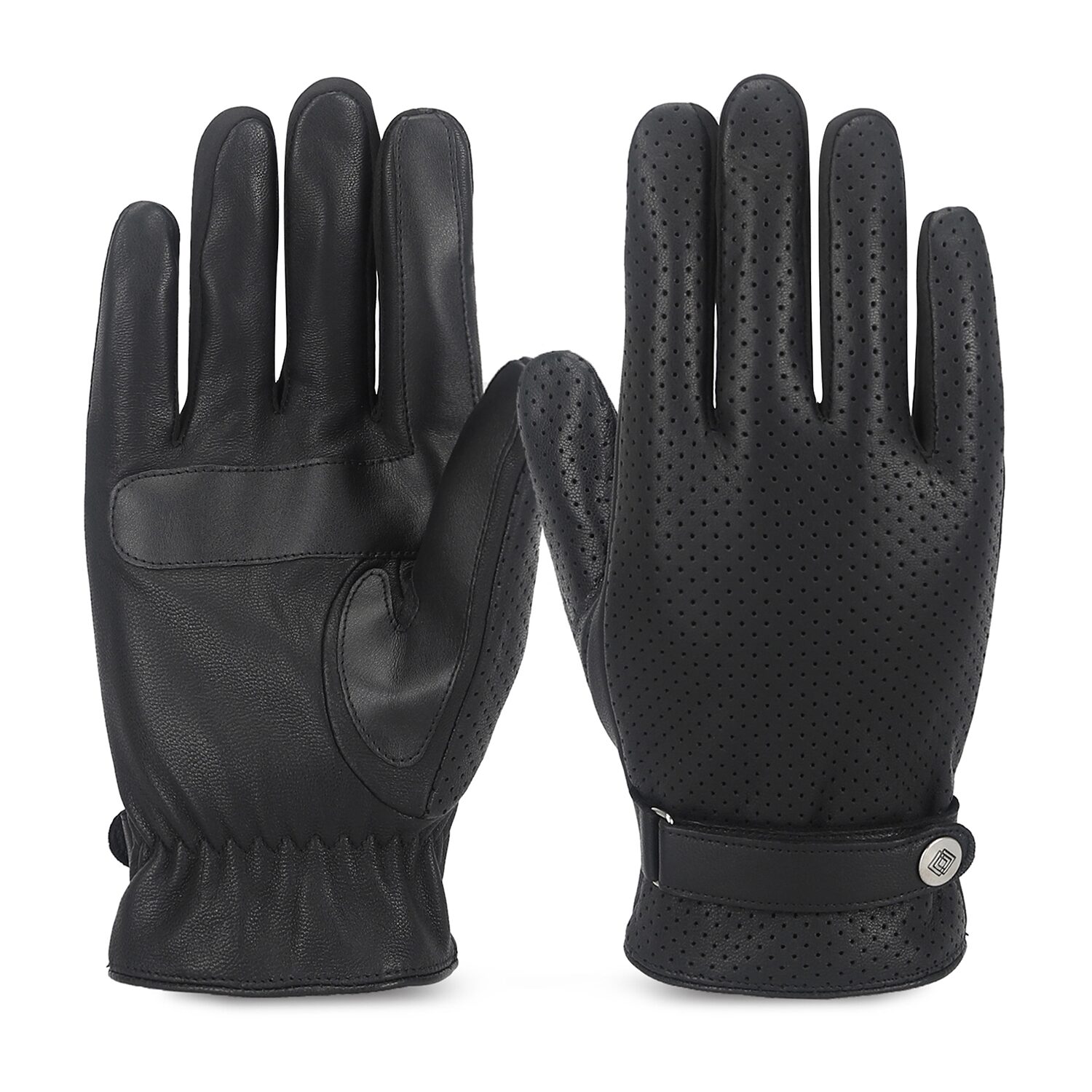 Isotoner Perforated Leather Gloves