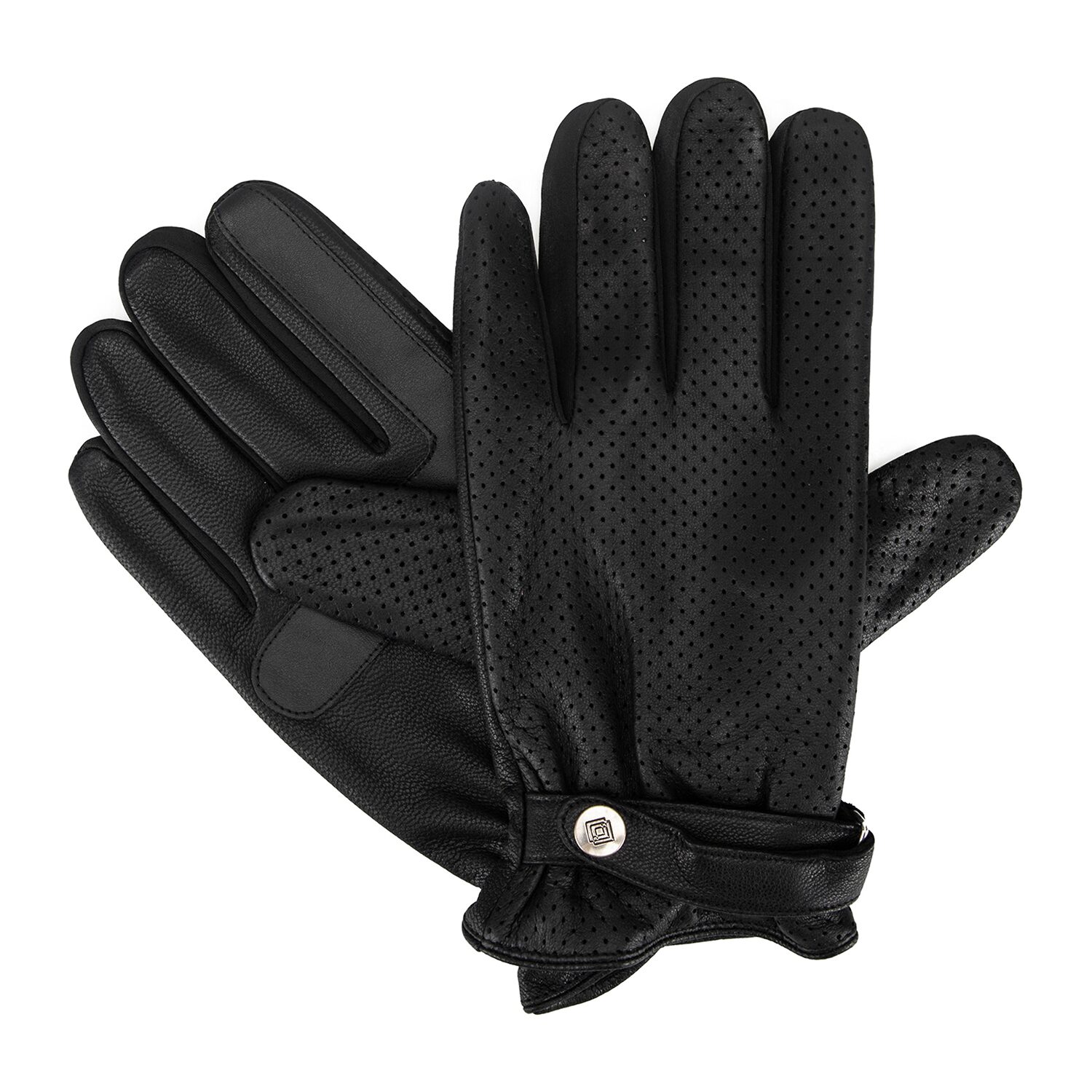 Isotoner Perforated Leather Gloves