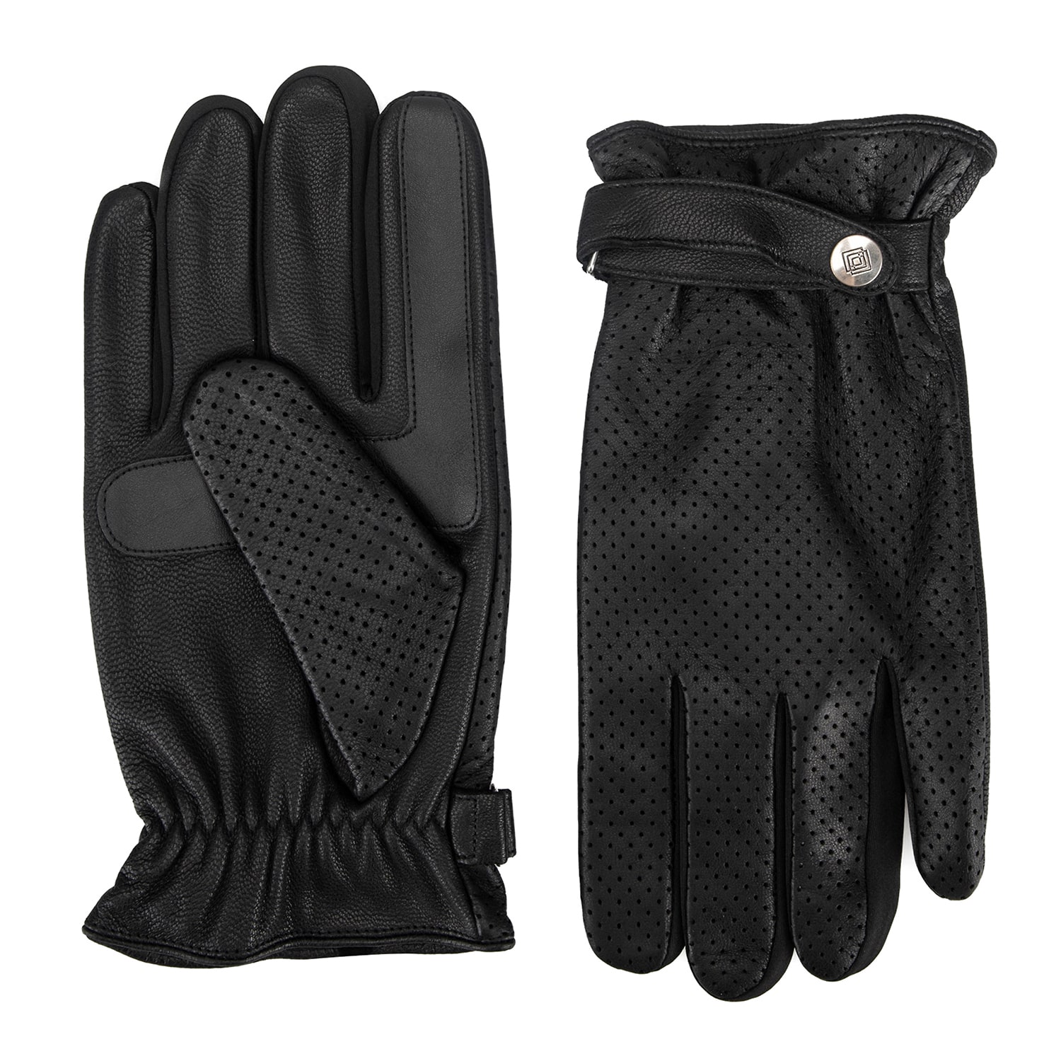 Isotoner Perforated Leather Gloves