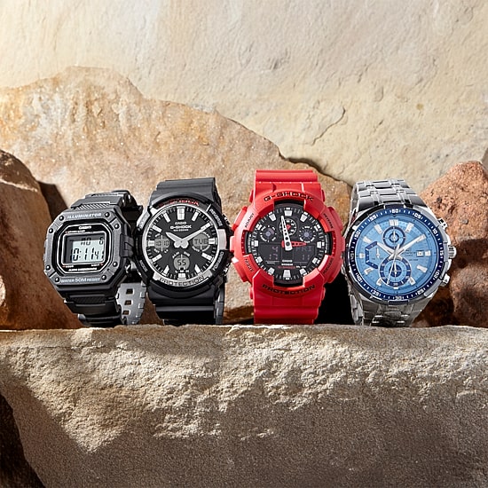 Casio G-Shock Mens Black Strap Watch Gas100-1a - JCPenney
