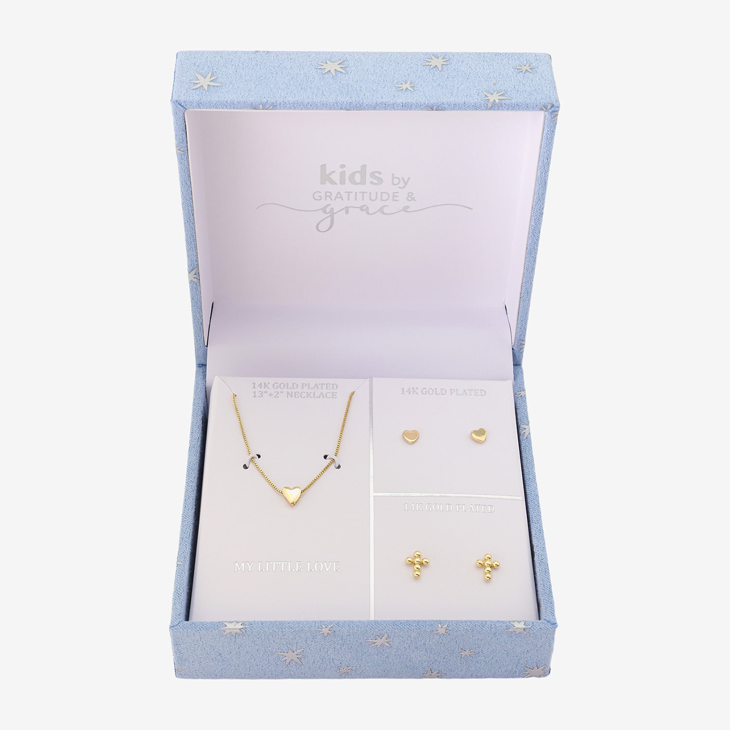 Gratitude & Grace Girls Heart 3-pc. Necklace Set