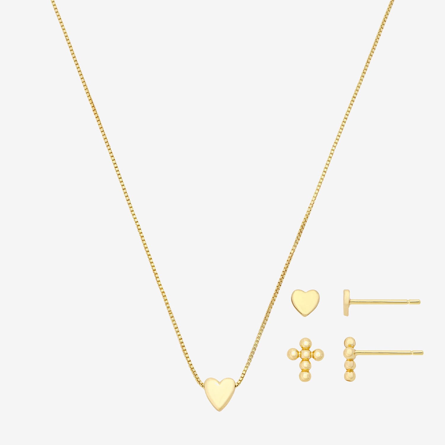 Gratitude & Grace Girls Heart 3-pc. Necklace Set