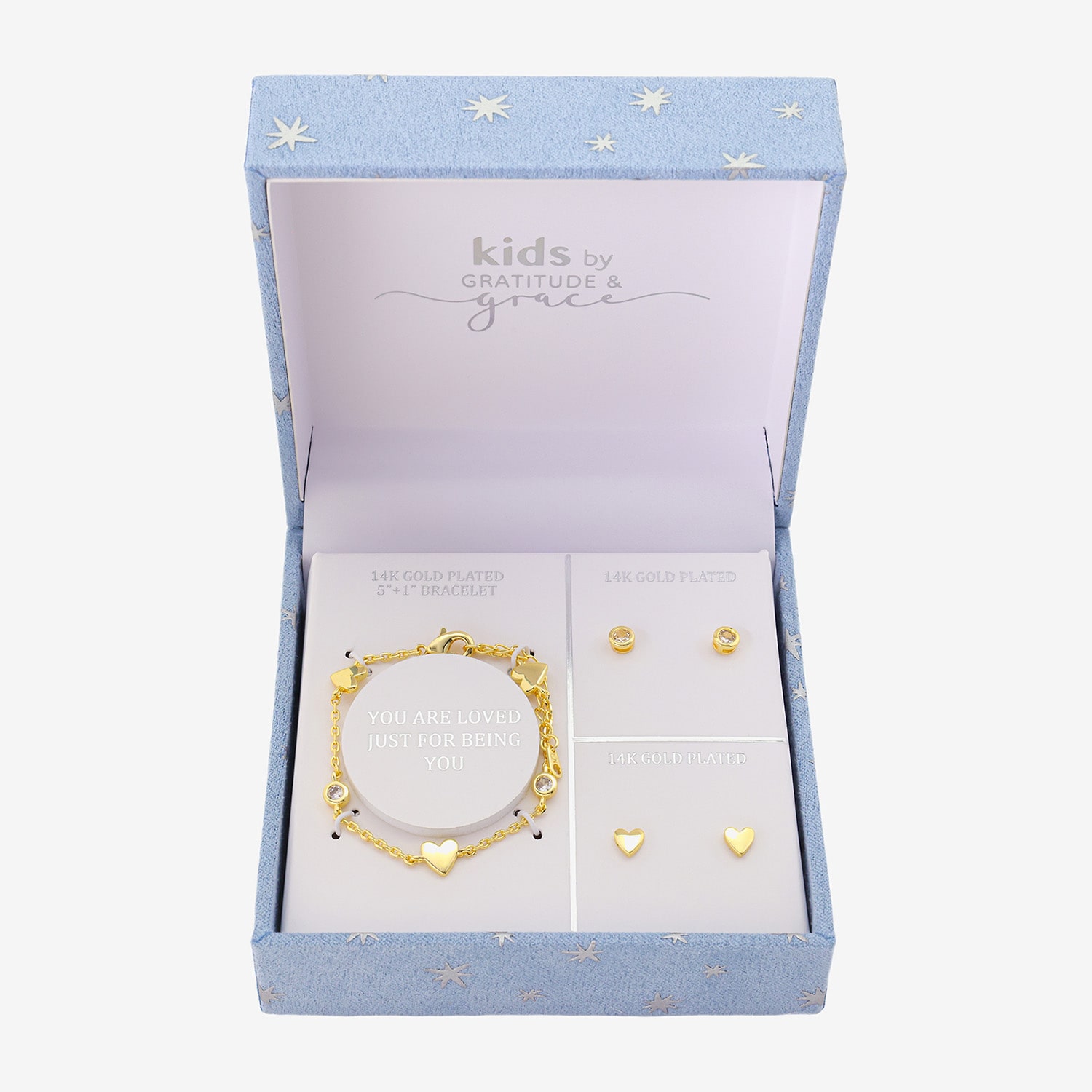 Gratitude & Grace Girls 3-pc. Cubic Zirconia Bracelet Set