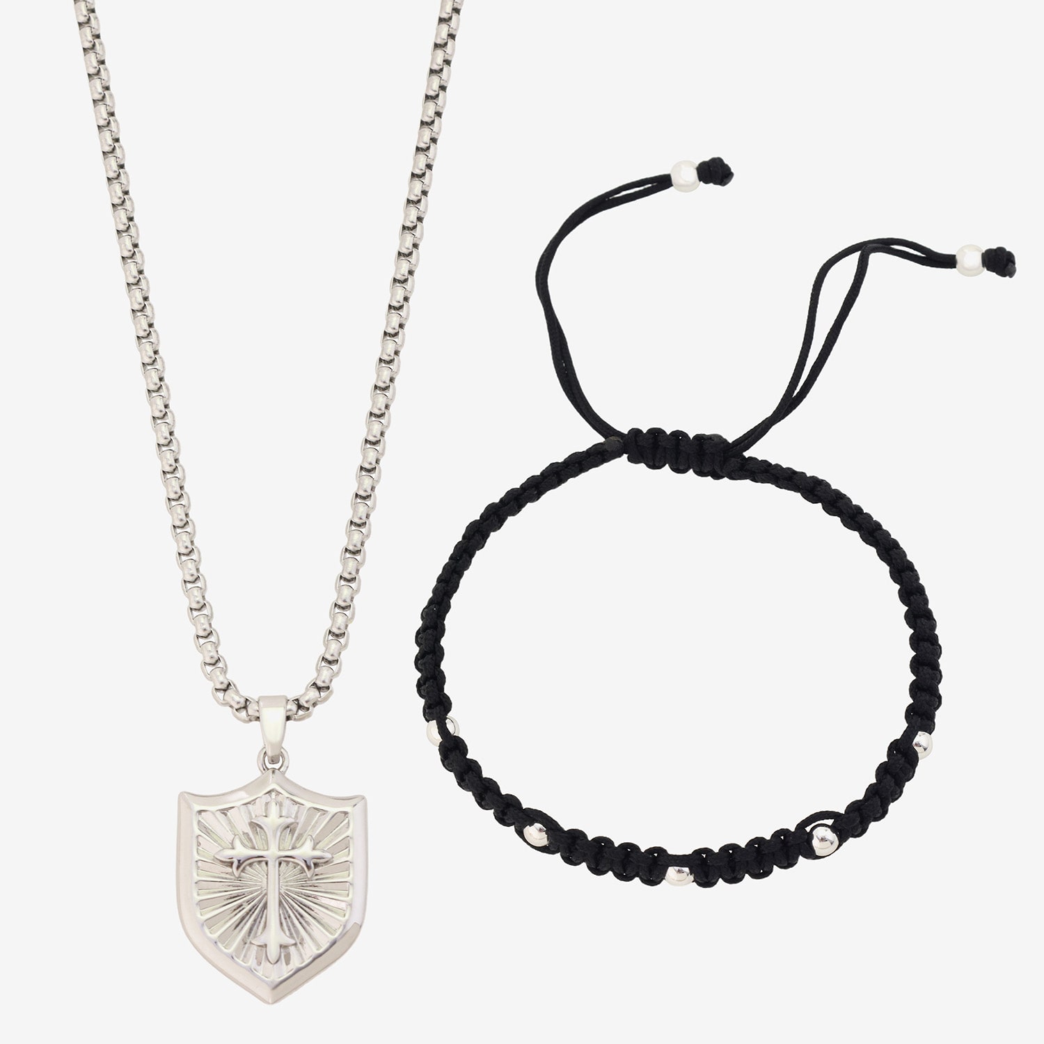 J.P. Army Mens Cross 2-pc. Jewelry Set