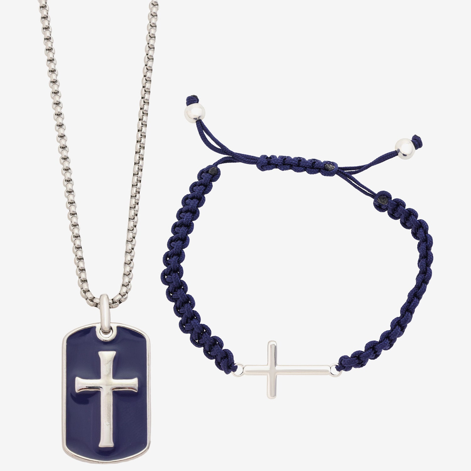 J.P. Army Mens Cross 2-pc. Jewelry Set