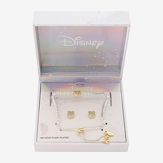 Disney Classics Womens Cubic Zirconia Winnie The Pooh 3-pc. Jewelry Set
