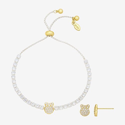 Disney Classics Womens Cubic Zirconia Winnie The Pooh 3-pc. Jewelry Set In Multiple Colors