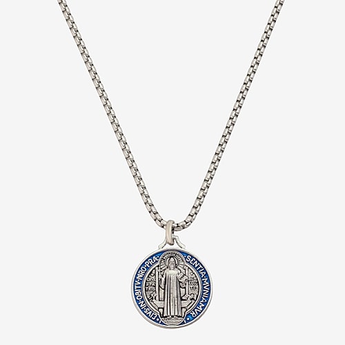 J.p. Army Mens Stainless Steel Round 24 Inch Pendant Necklace In Silver