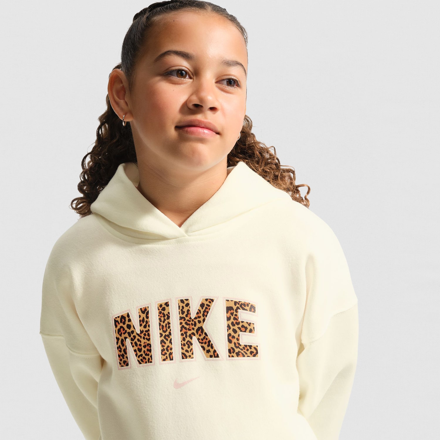 Nike Big Kid Girls Long Sleeve Fleece Active Hoodie