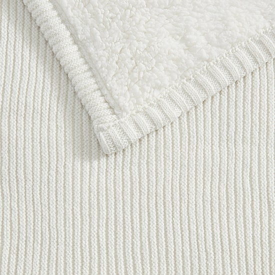 Martha Stewart Nina Knit Double Layer 50x60 Midweight Throw