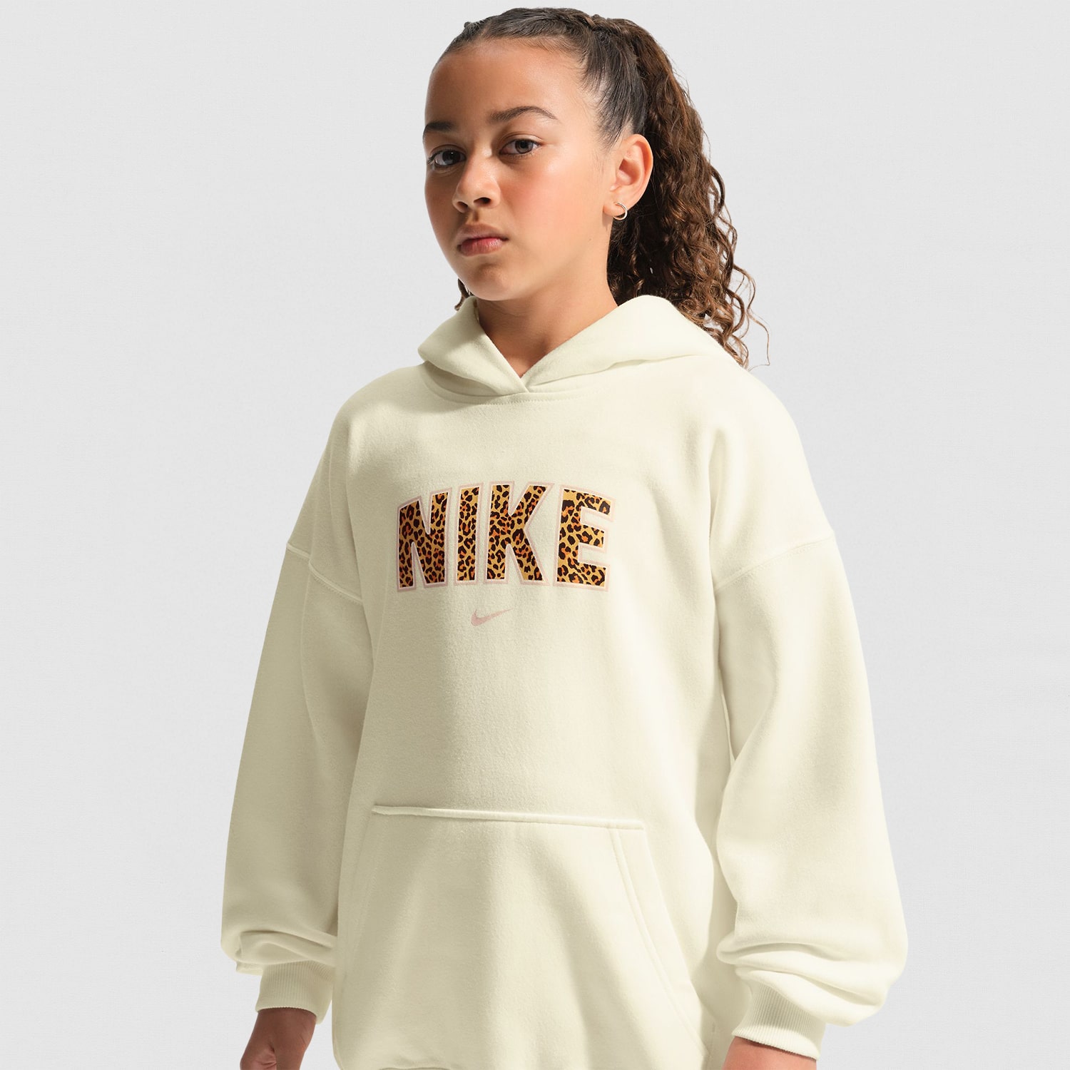 Nike Big Kid Girls Long Sleeve Fleece Active Hoodie