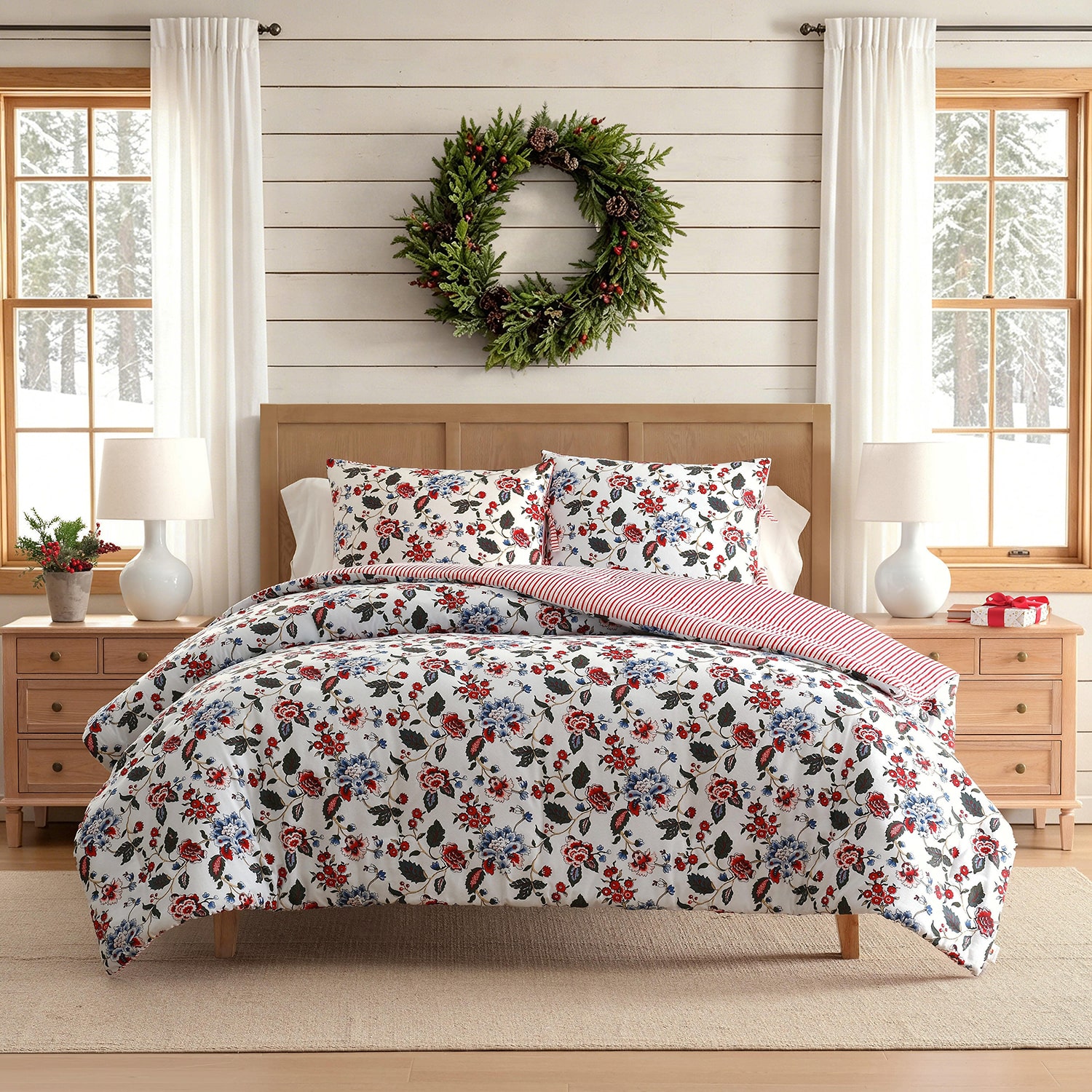 Martha Stewart Joss 3-pc. Reversible Comforter Set