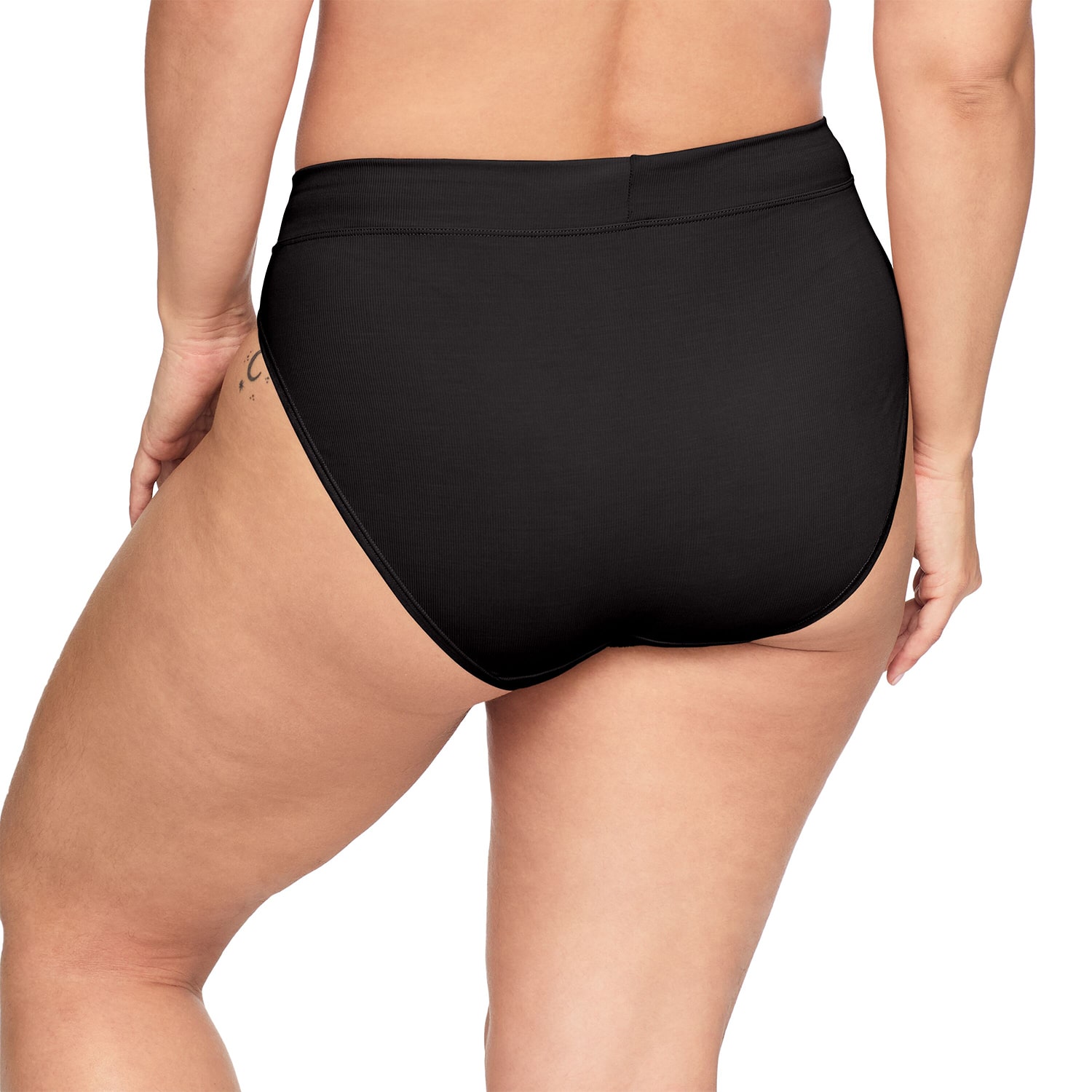 Warners No Pinching Problems Womens Average + Full Figure High Cut Panty Wrw253hc11