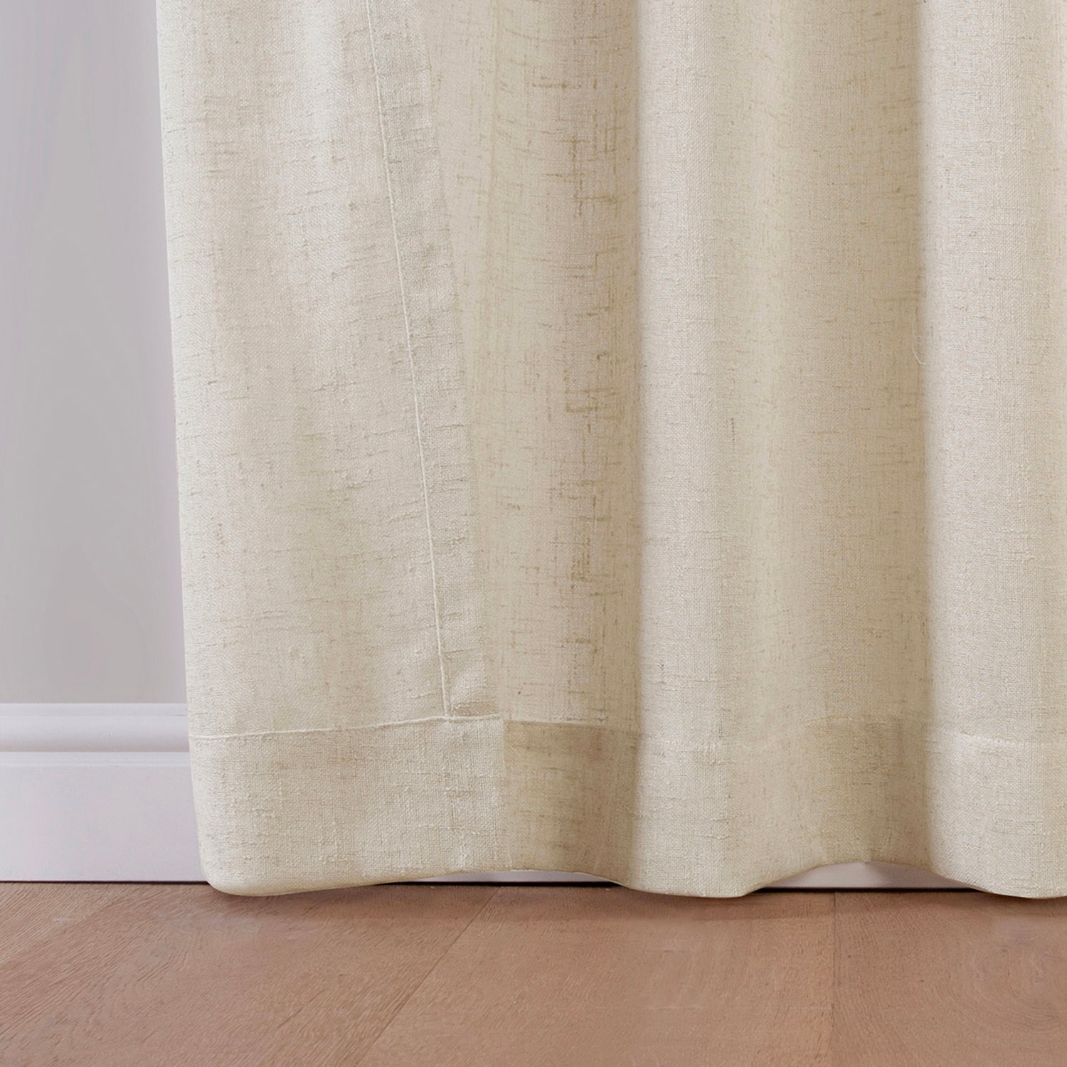 Archaeo Belden Braided Rope Tab Top Semi-Sheer Set of 2 Curtain Panel