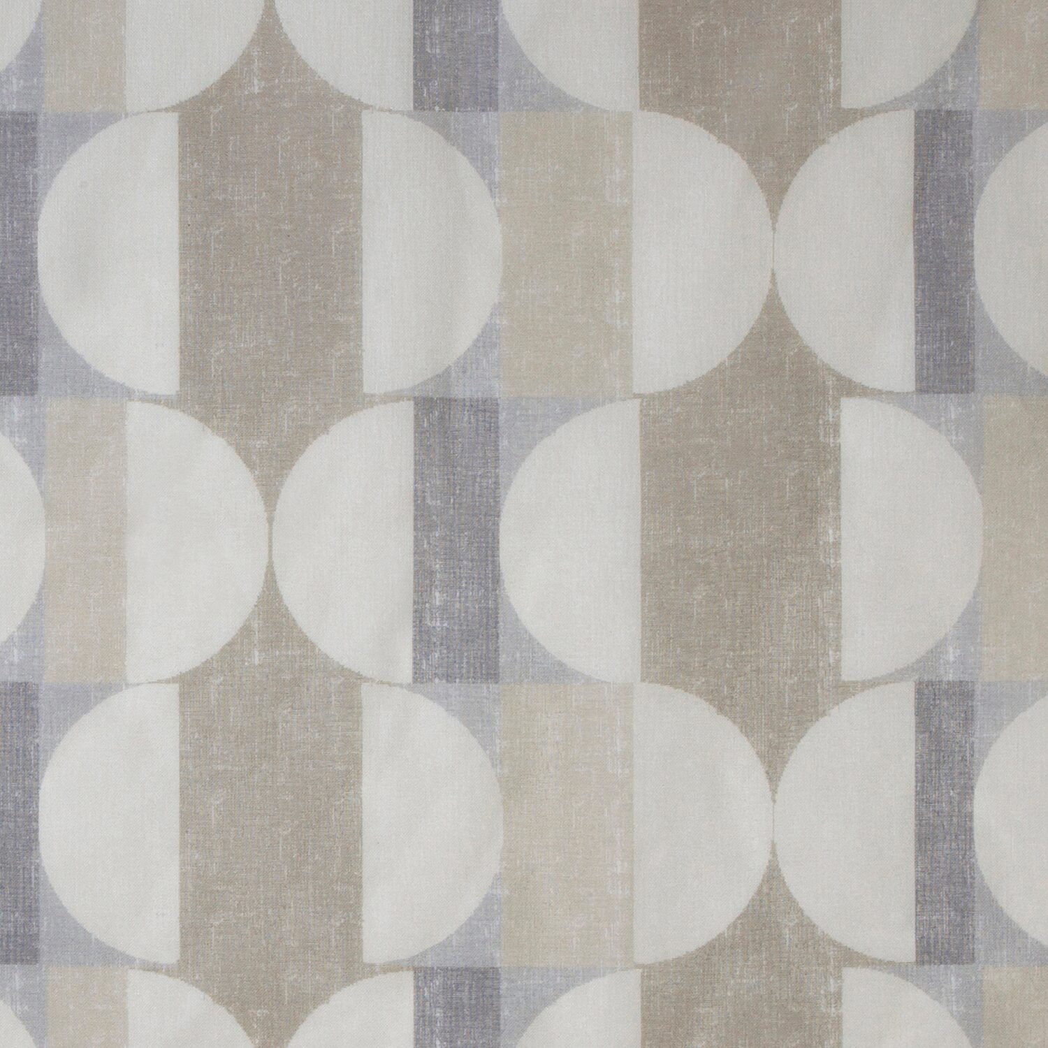 No 918 Lucas Retro Geometric Rod Pocket Sheer Set of 2 Curtain Panel