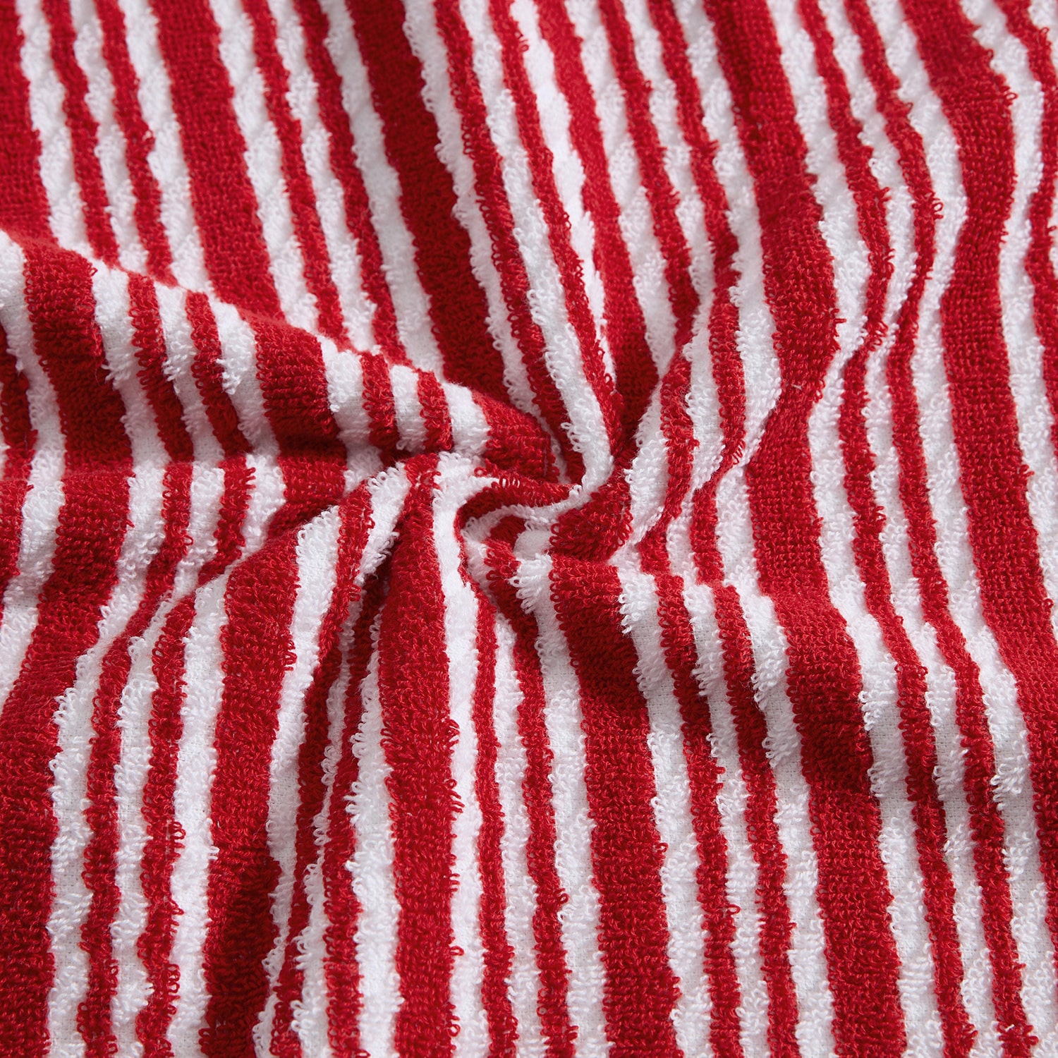 Martha Stewart Red Stripe 2-pc. Hand Towel Set
