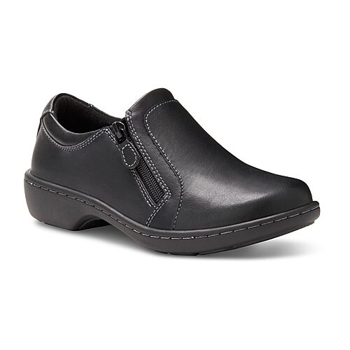 Eastland Vicky Womens Round Closed Toe Slip-on Shoe In Black