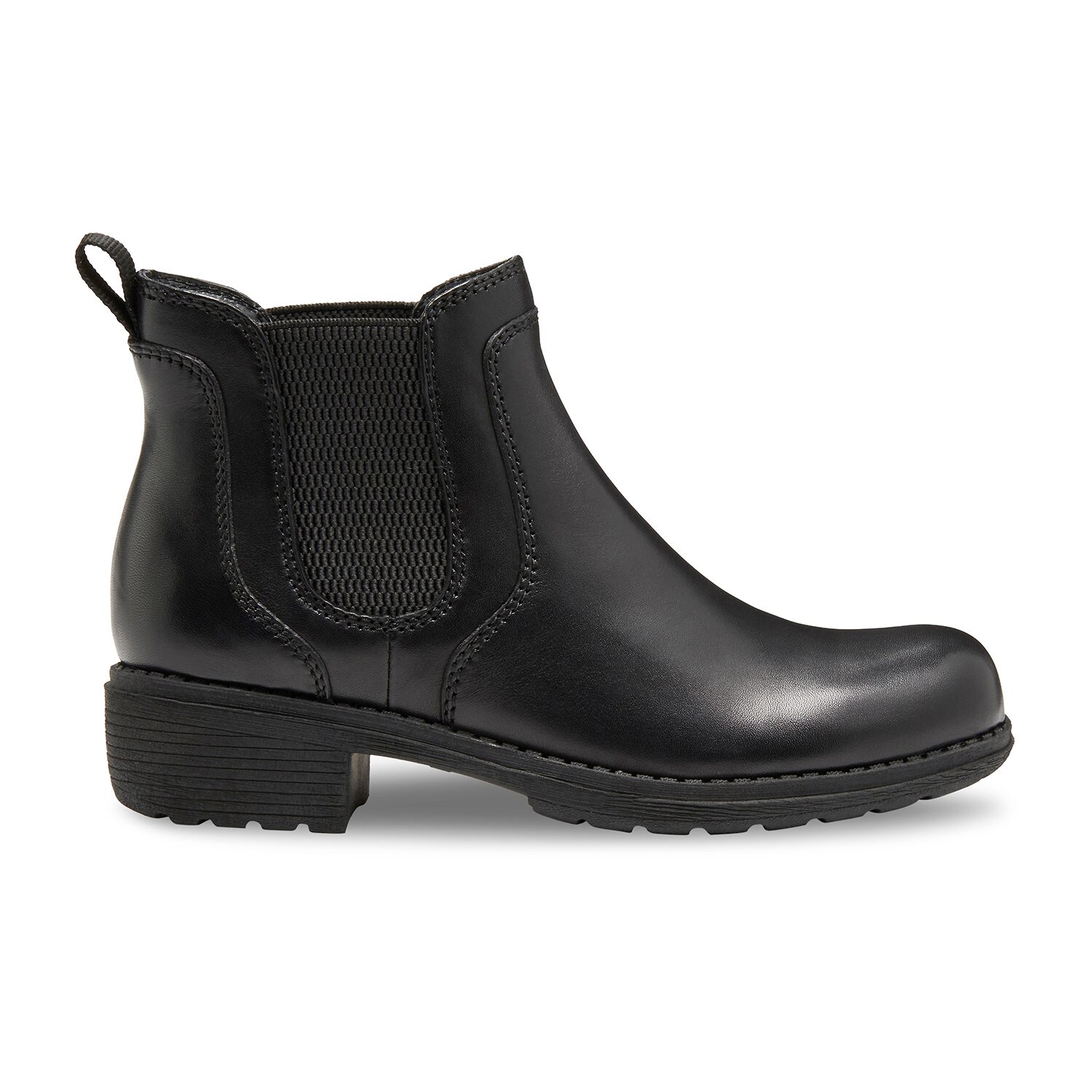 Eastland Womens Double Up Block Heel Chelsea Boots