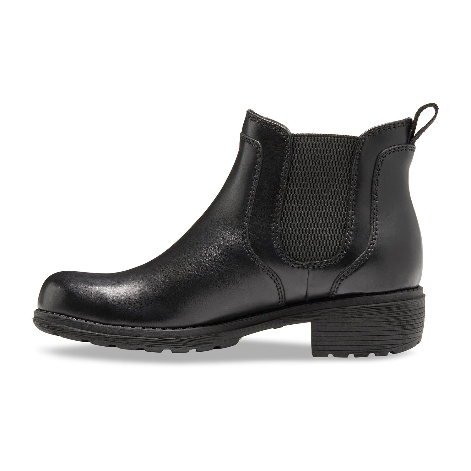 Eastland Womens Double Up Block Heel Chelsea Boots