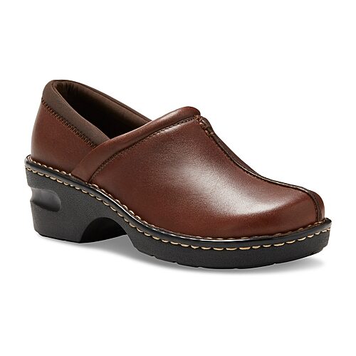 Eastland Kelsey Womens Round Closed Toe Slip-on Shoe In Brown