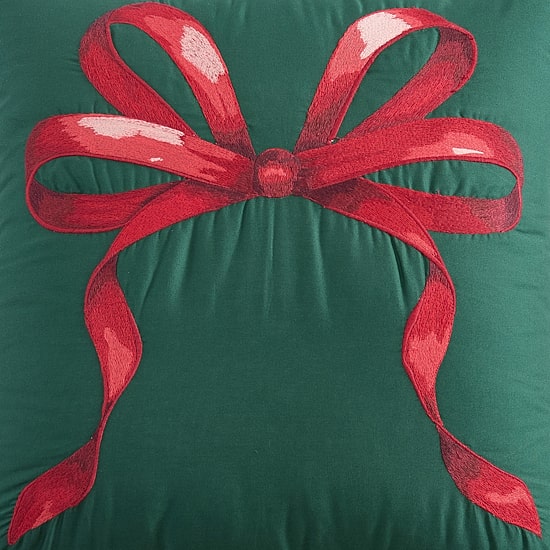 Martha Stewart Bow Holiday Square Throw Pillow
