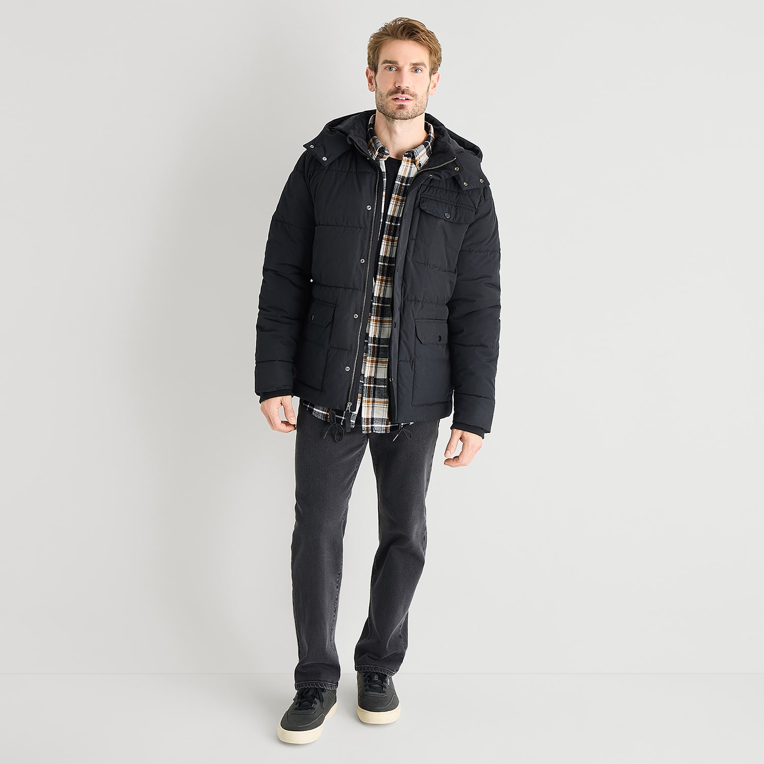 St. John's Bay Mens Big and Tall Puffer Jacket