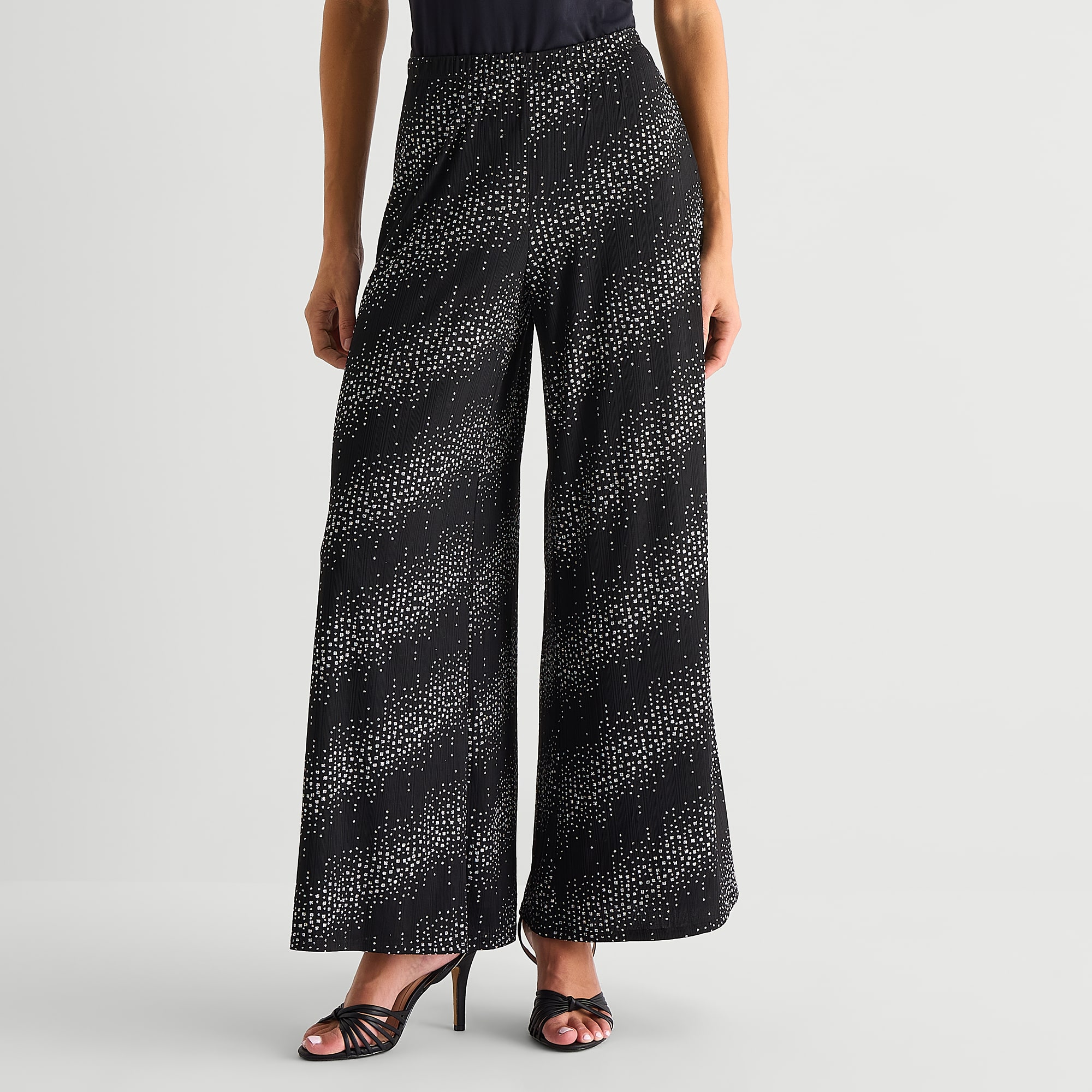 MSK Womens Straight Mid Rise Pull-On Pant