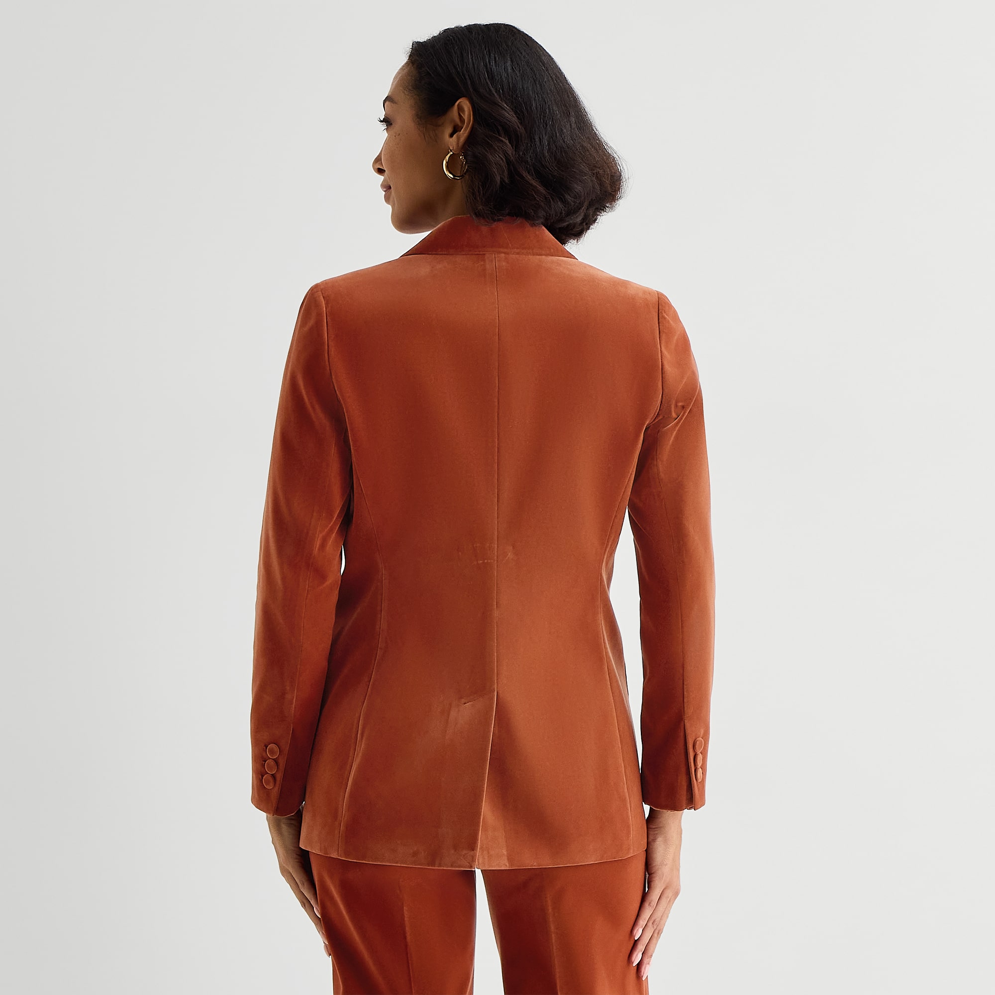 Liz Claiborne Womens Velvet Regular Fit Blazer