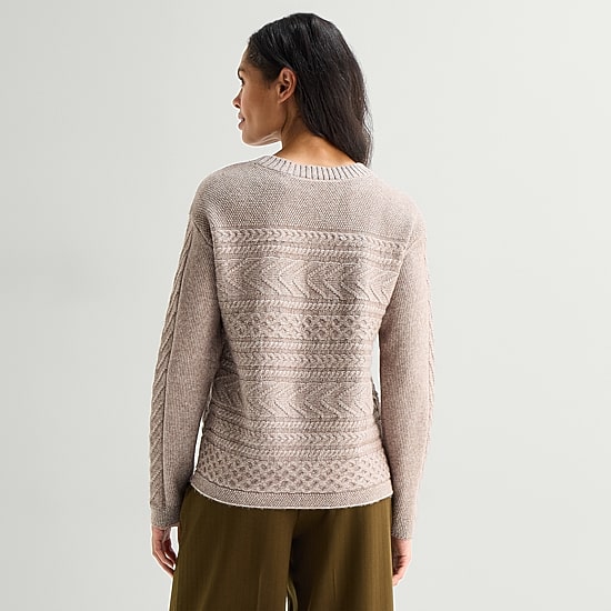 Liz Claiborne Womens Crew Neck Long Sleeve Pullover Sweater