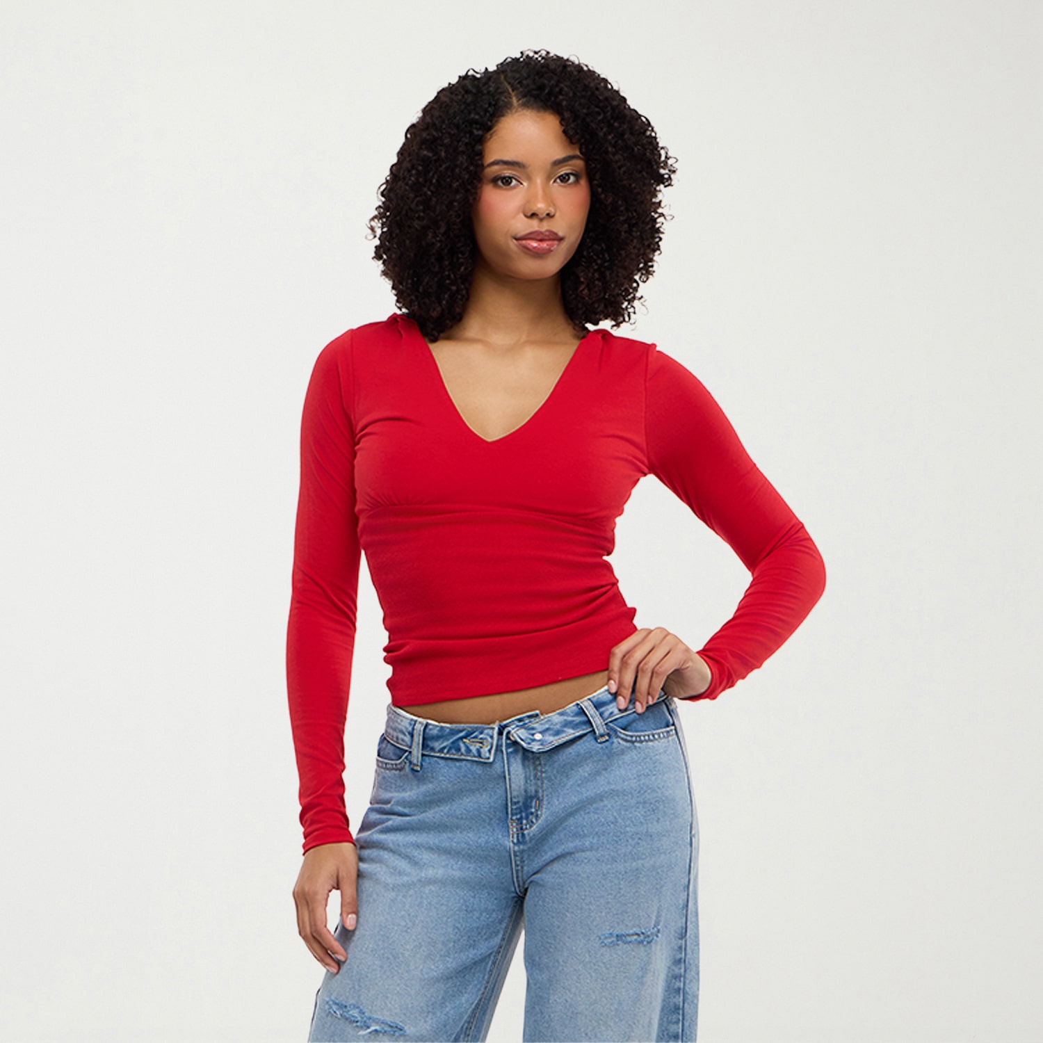 Forever 21 Na Womens Long Sleeve Hoodie