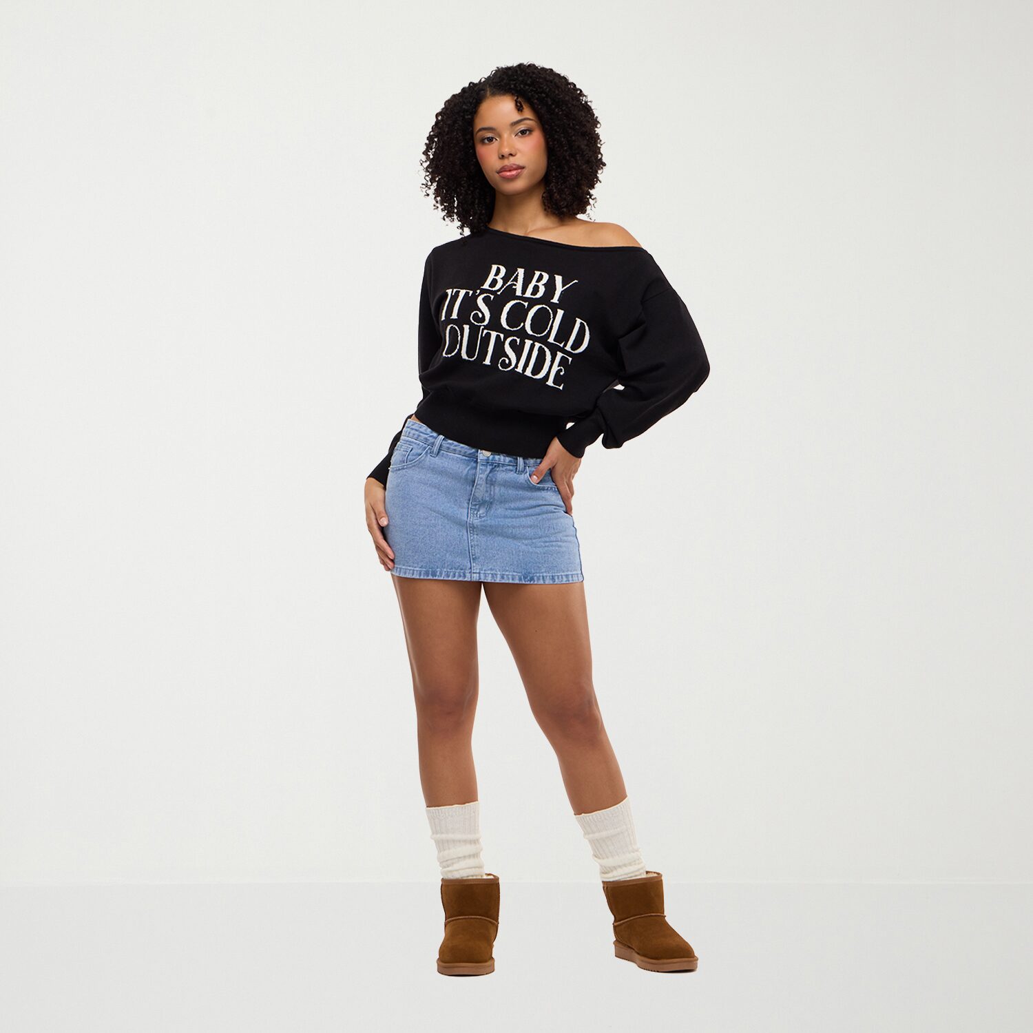 Forever 21 Na Womens Boat Neck Long Sleeve Pullover Sweater
