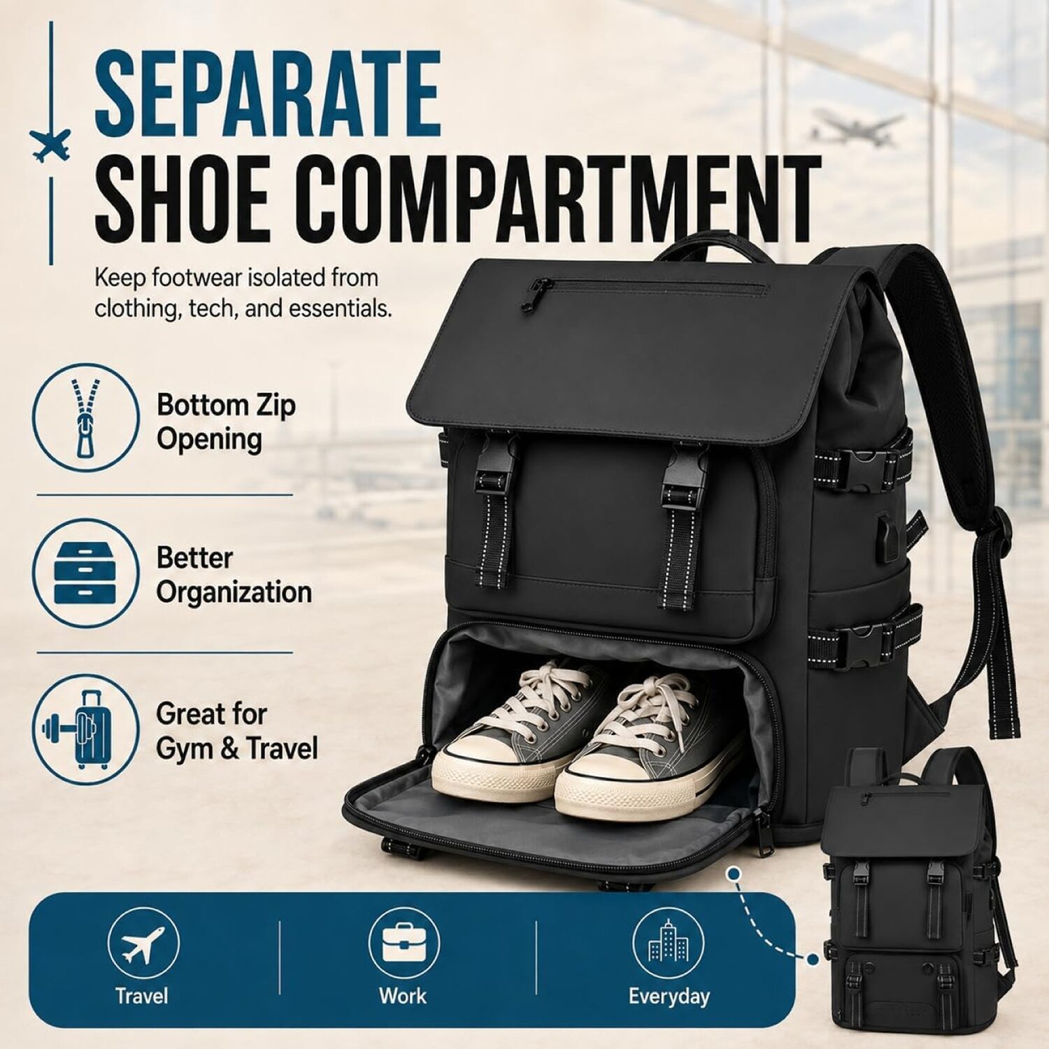 IZOD Escape Unisex Adult Backpack