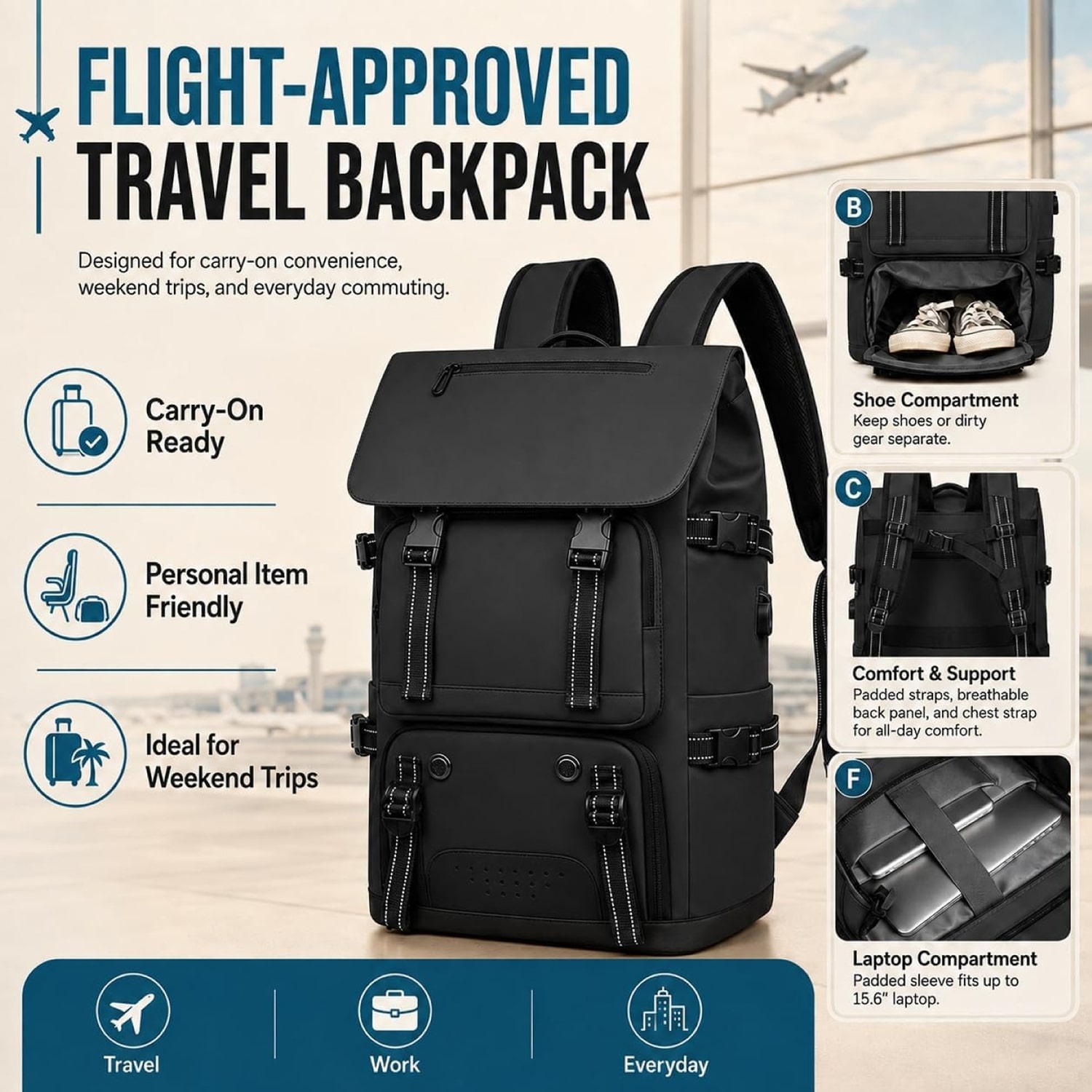 IZOD Escape Unisex Adult Backpack