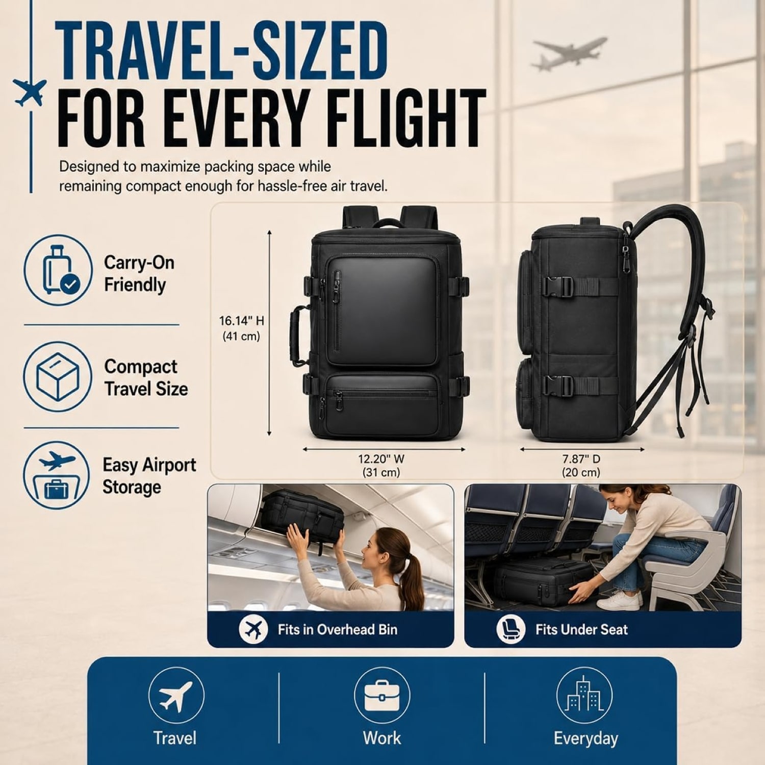 IZOD Voyager Unisex Adult Backpack