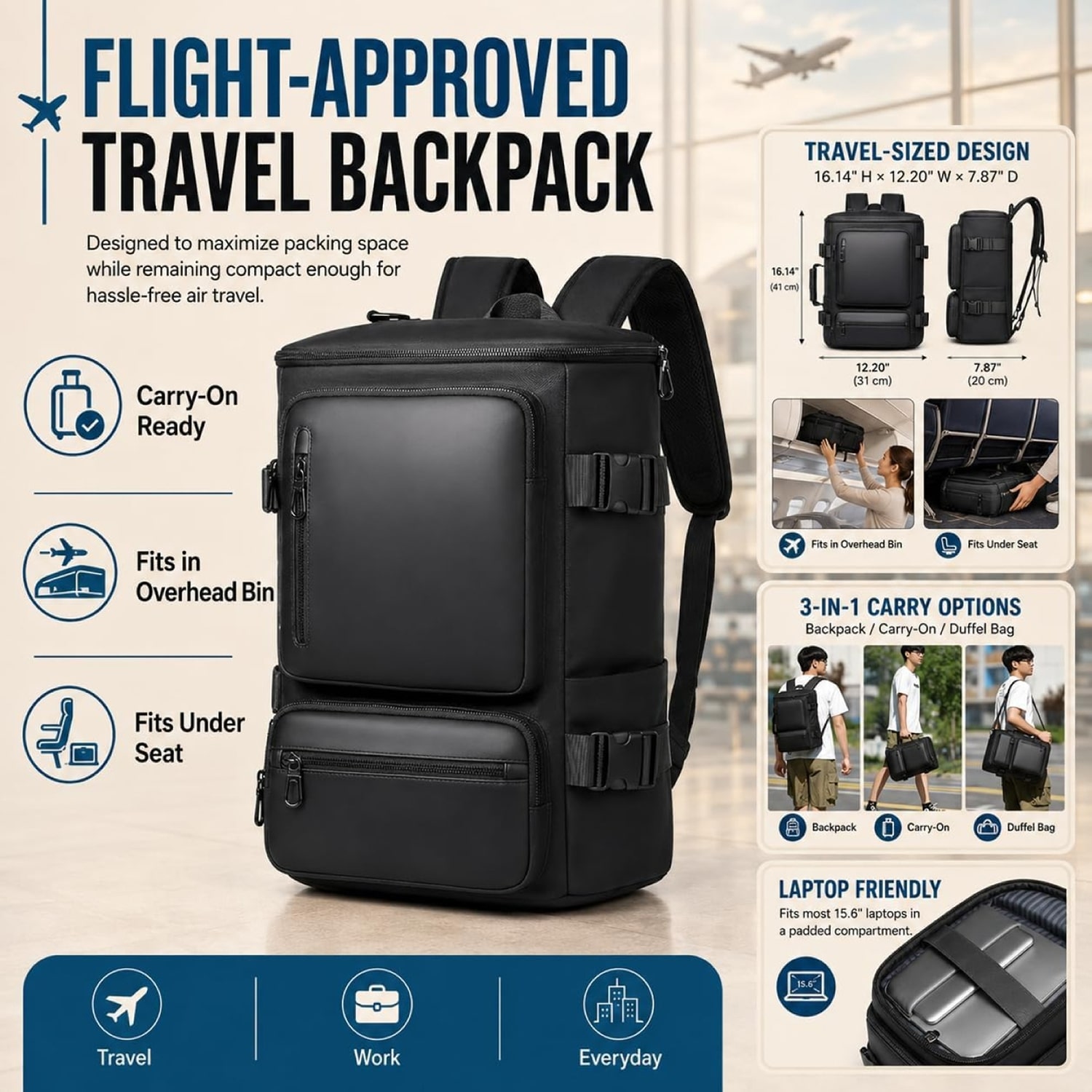 IZOD Voyager Unisex Adult Backpack