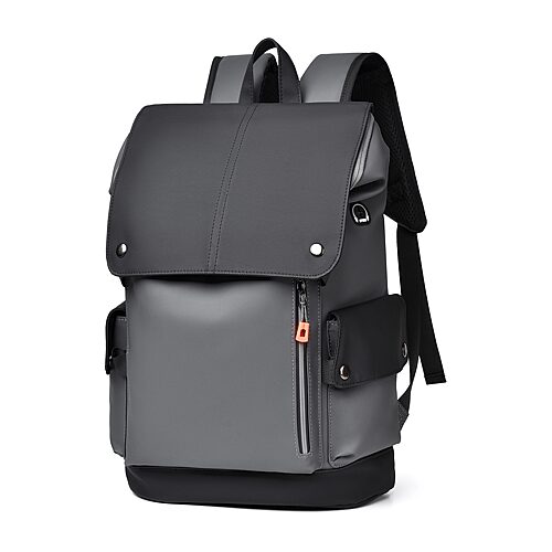 IZOD Orion Modern Carry-On Laptop Travel Backpack with USB Port - Gray/Grey
