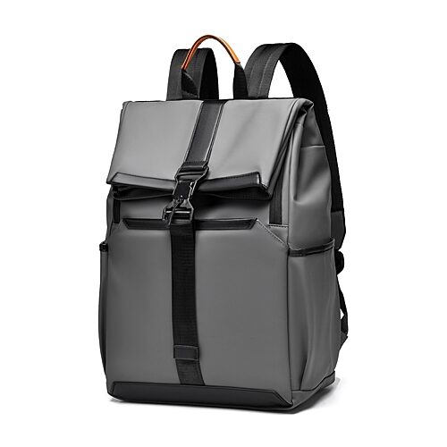 IZOD Monaco Modern Carry On Laptop Travel Backpack - Gray/Grey