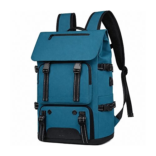 IZOD Escape Travel Carry On Laptop Backpack with USB Port - Blue