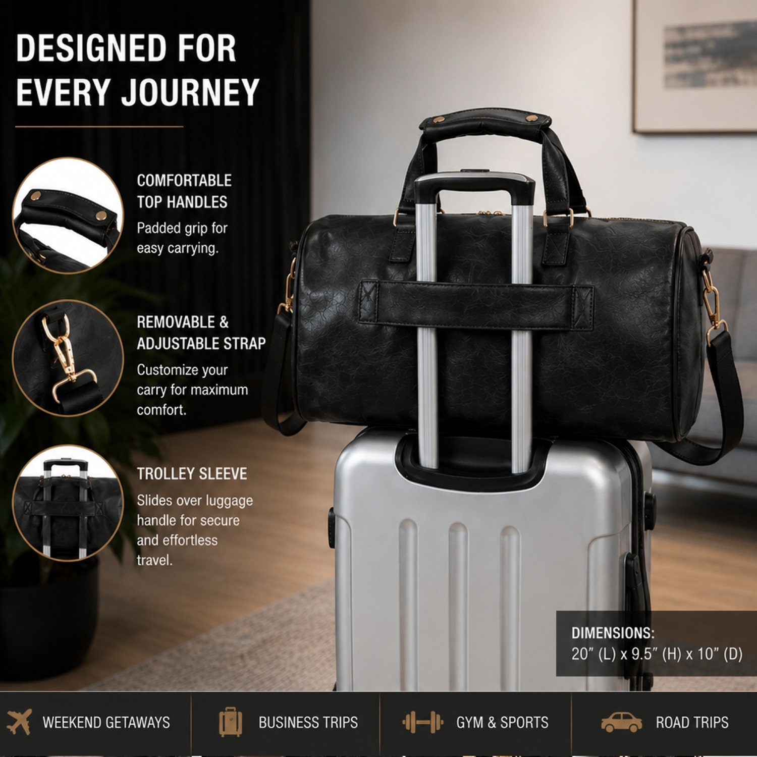 IZOD Altas Duffel Bag