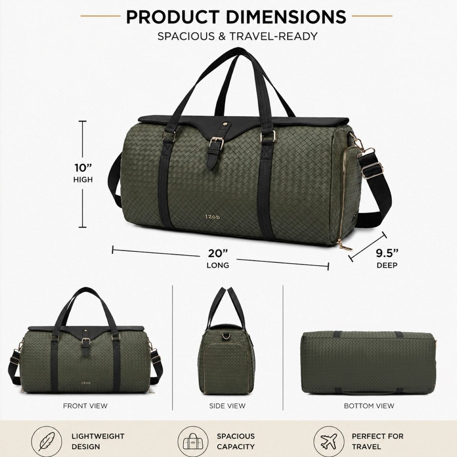 IZOD Sorelle Duffel Bag