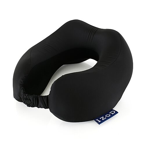Izod Cloud Memory Foam Travel Pillow In Black