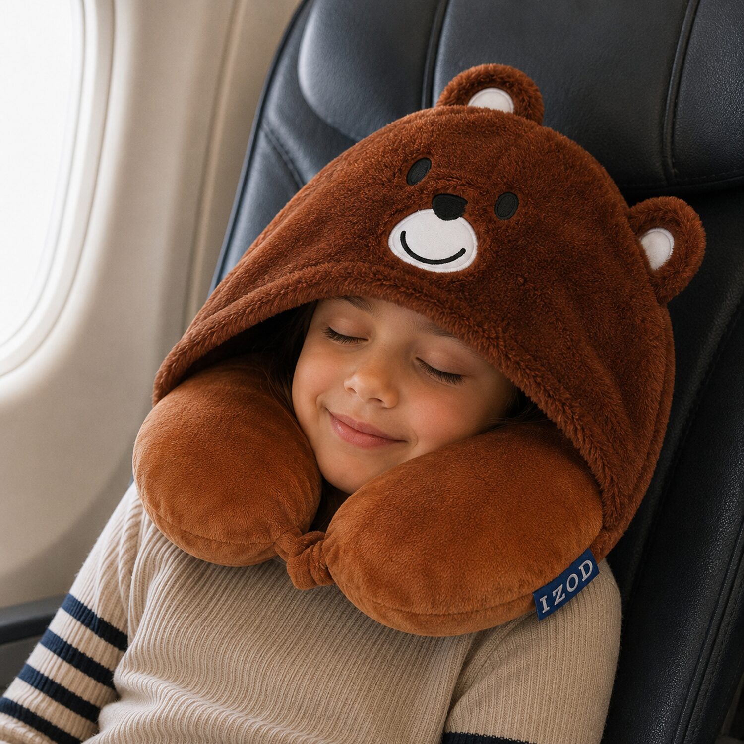 IZOD Mimi Kids Memory Foam Travel Pillow