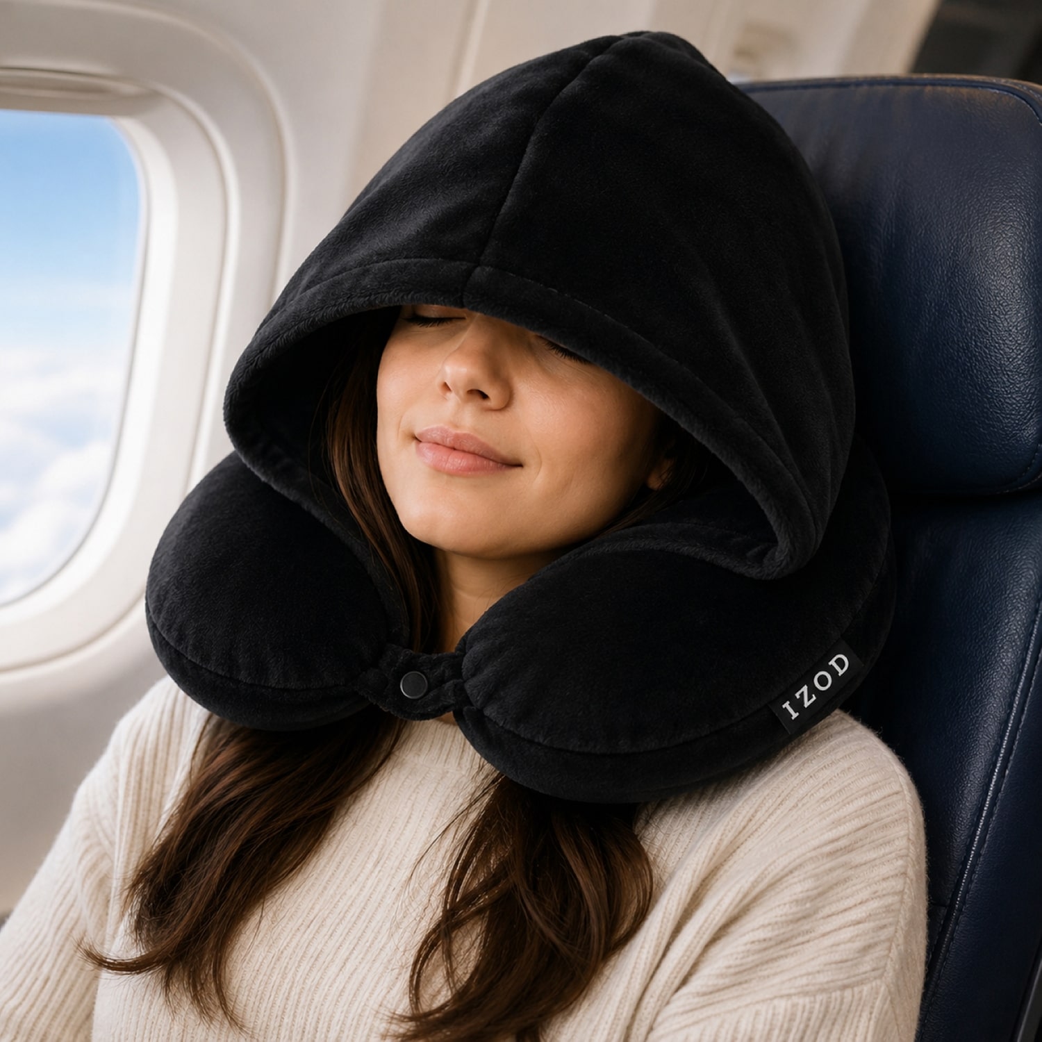 IZOD Twinkle Memory Foam Travel Pillow