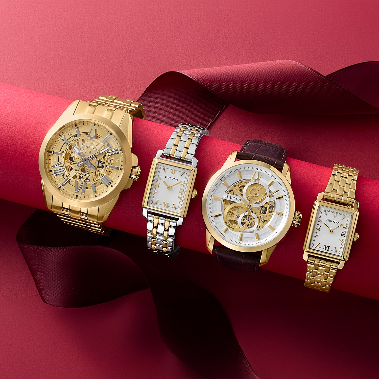 Bulova Sutton Womens Gold Tone Stainless Steel Bracelet Watch 97l177