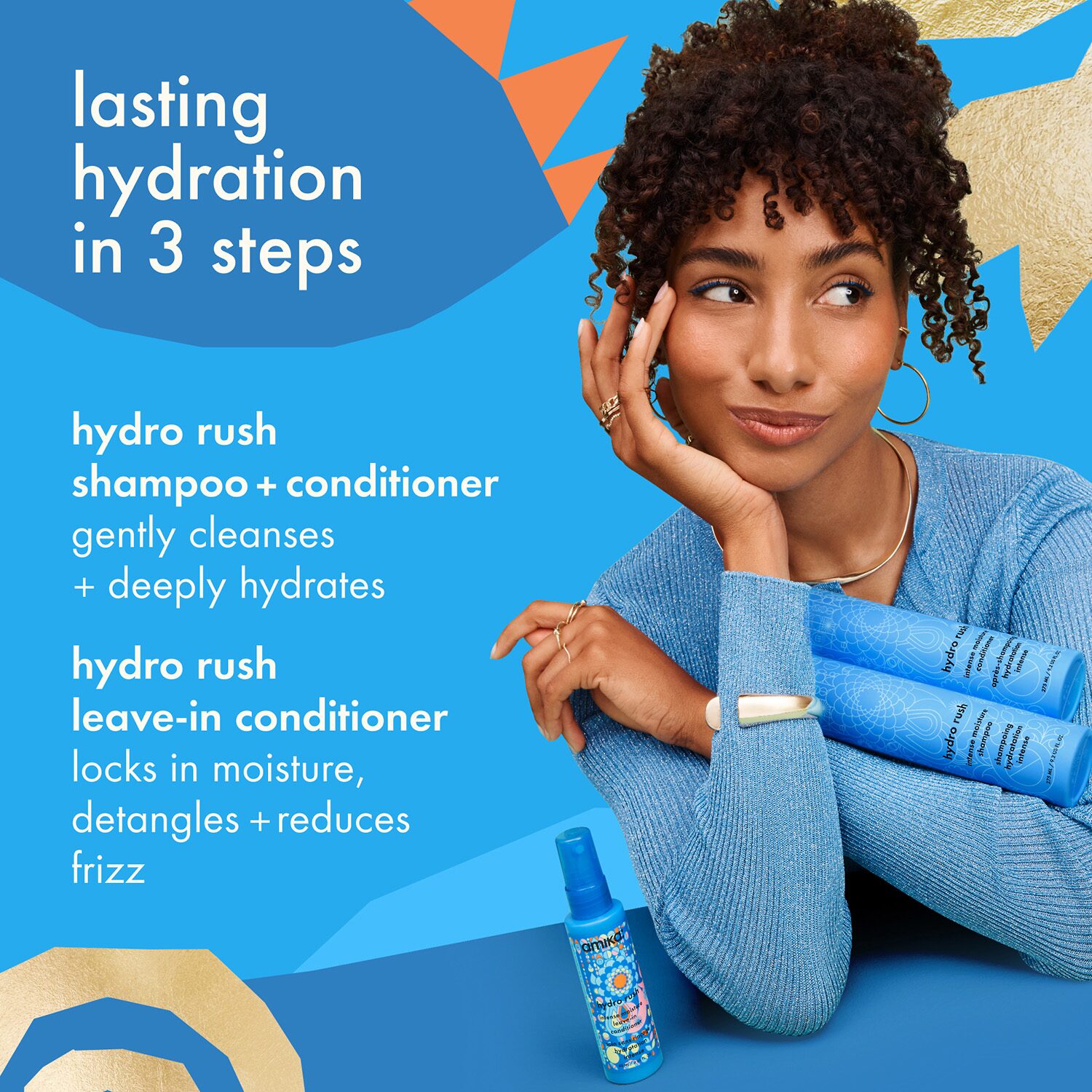 amika Amika Hydration Hall Of Fame Set 3-pc. Gift Set
