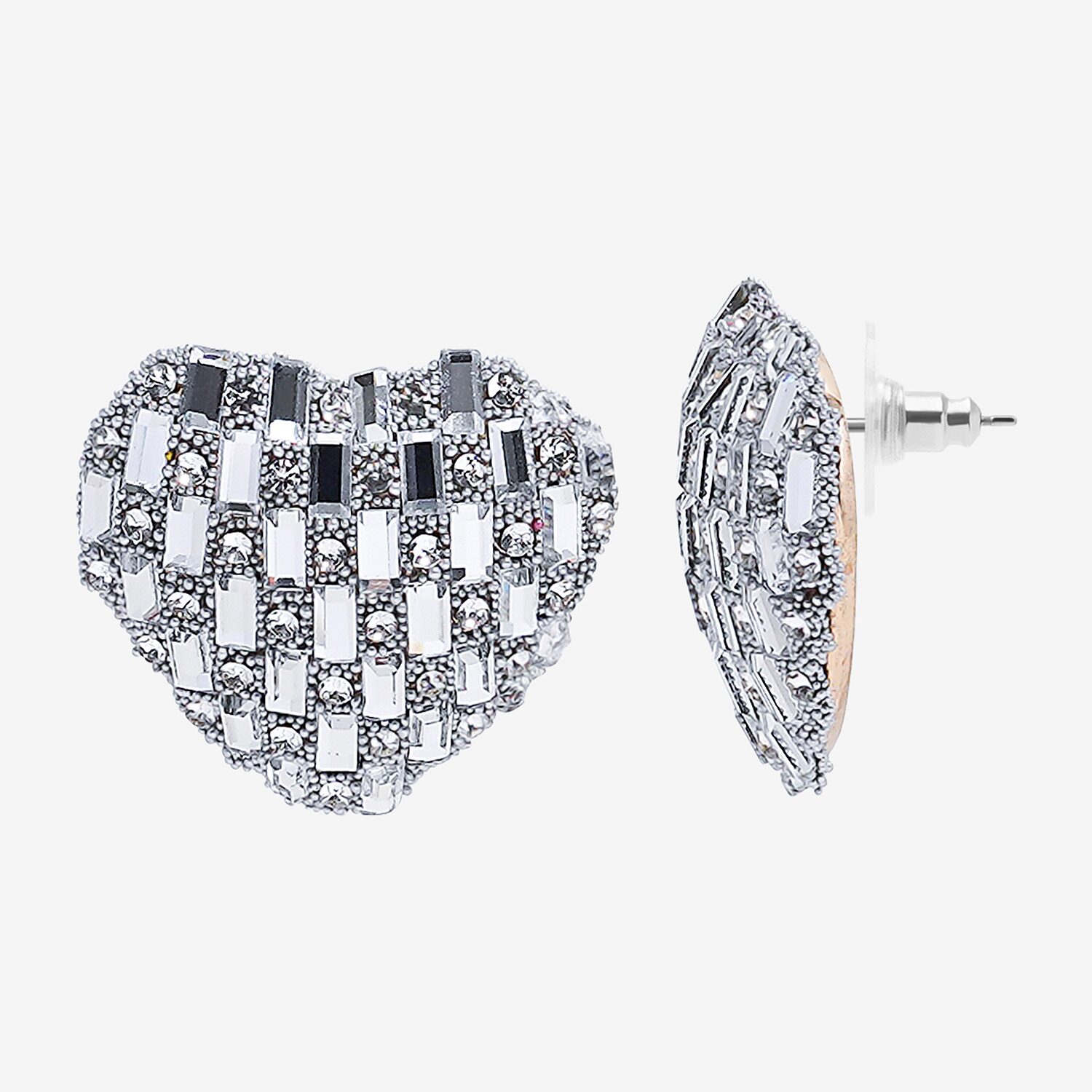 Bijoux Bar 1 Inch Stud Earrings